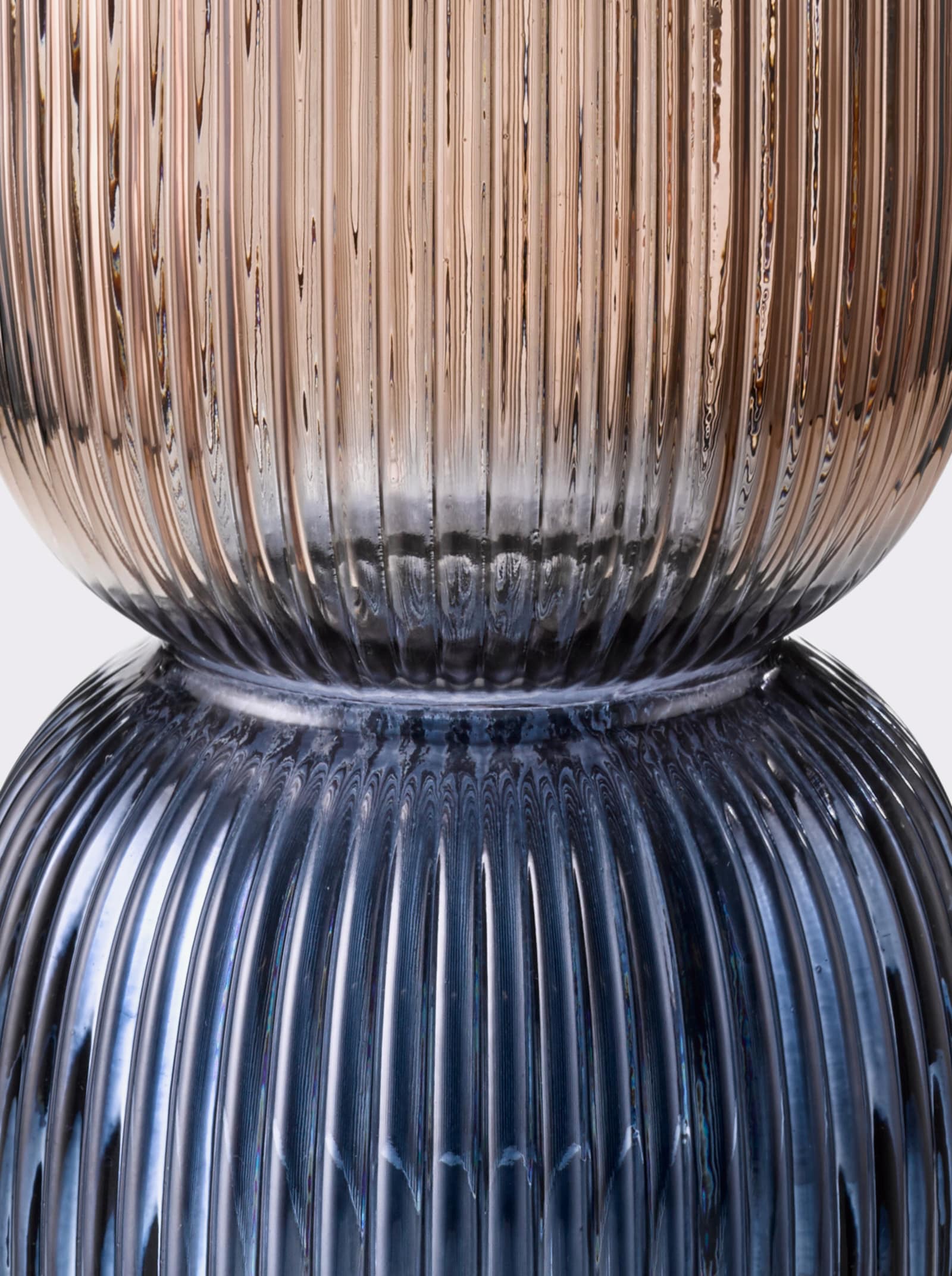 Impressionen Vase - beige-bleu