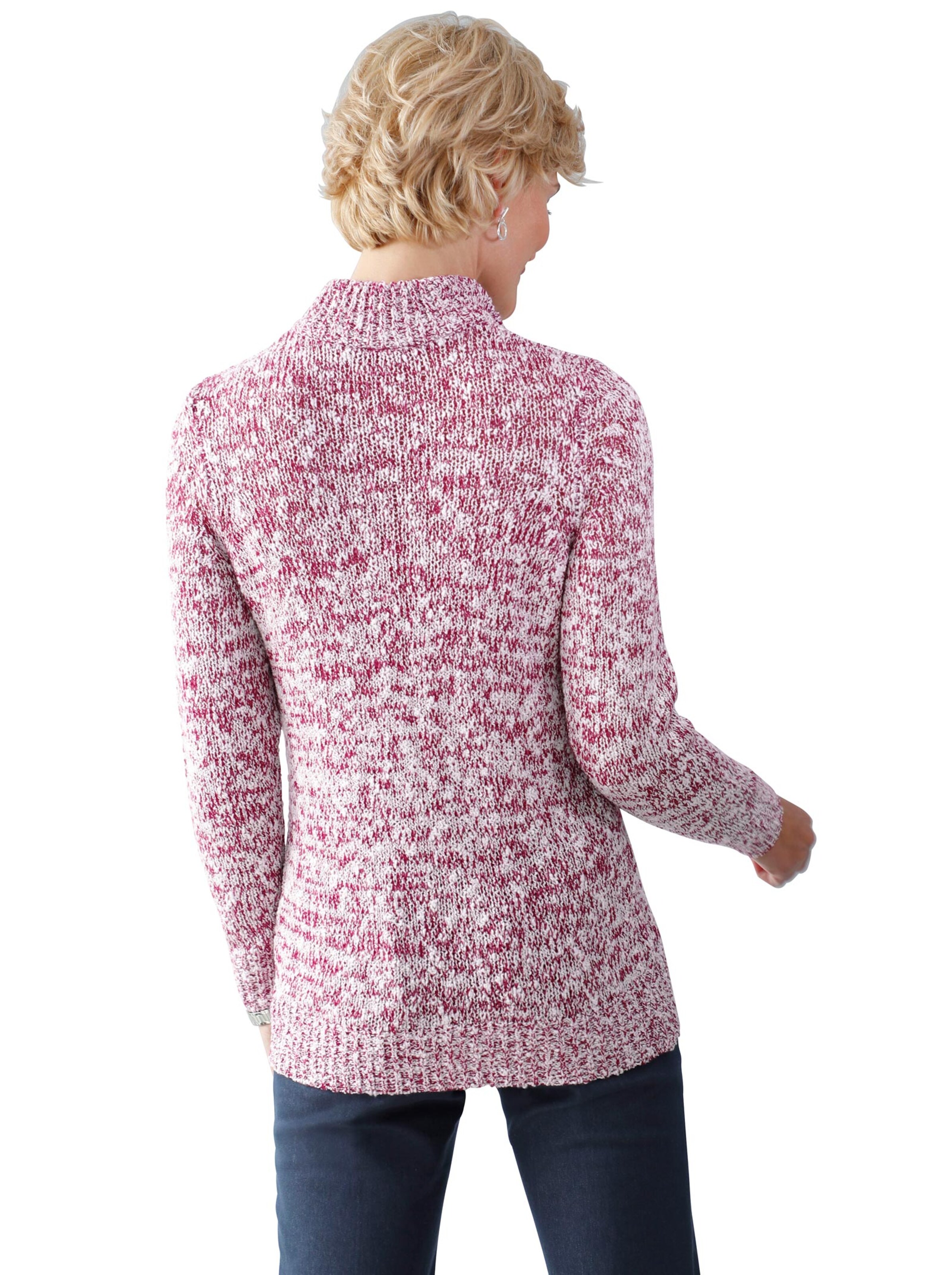 Pullover - beere-meliert