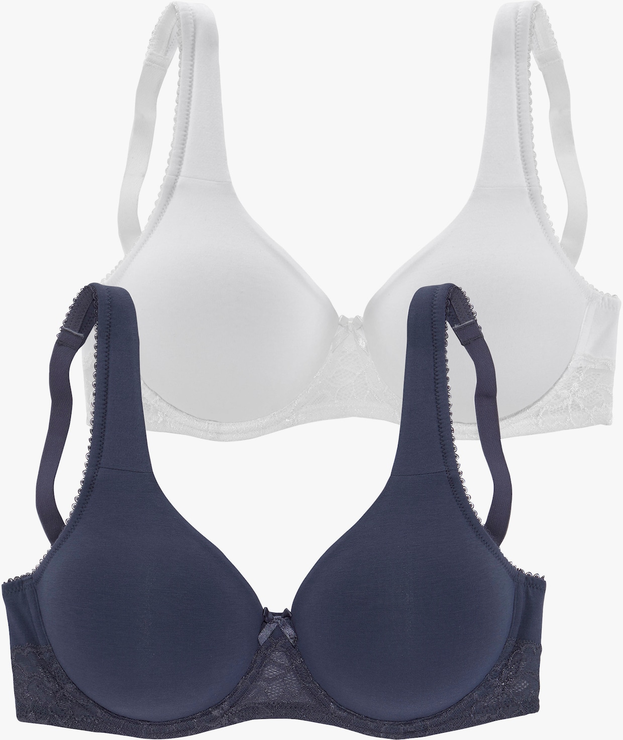 Nuance Soutien-gorge spécial T-shirt - marine + blanc