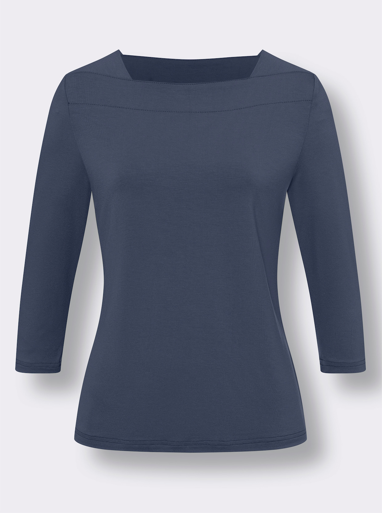 heine Shirt met 3/4-mouw - rookblauw