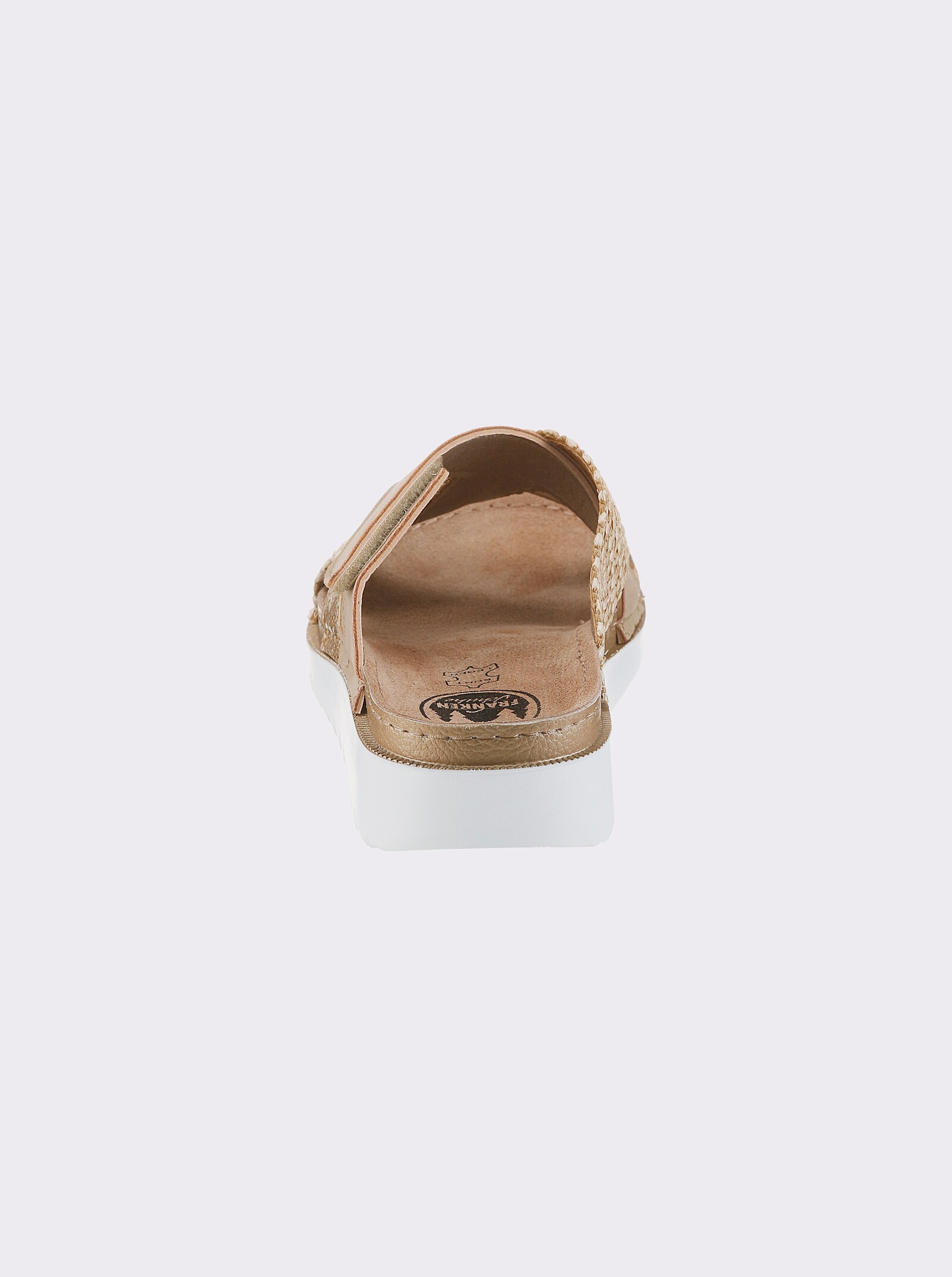 Franken Schuhe Pantolette mit Schrittdämpfung - beige
