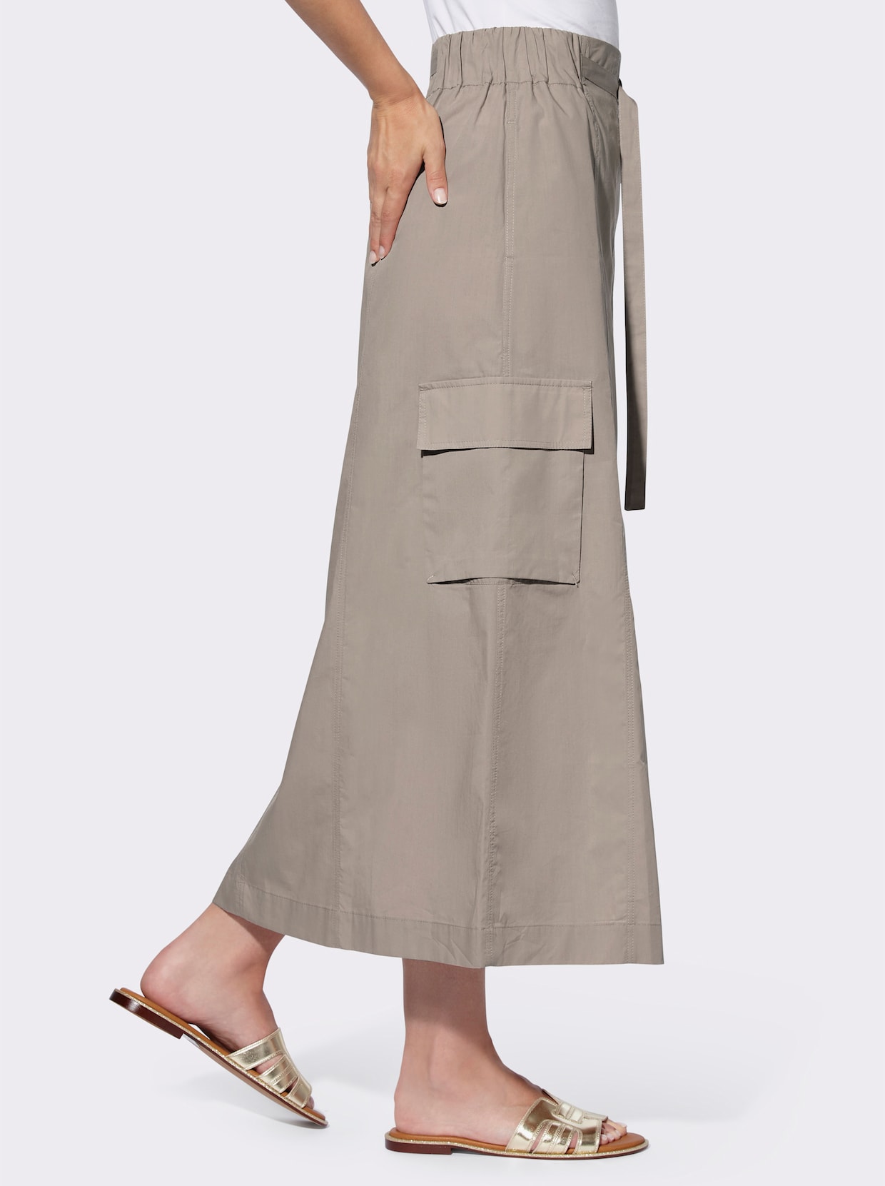 heine Jupe cargo - beige