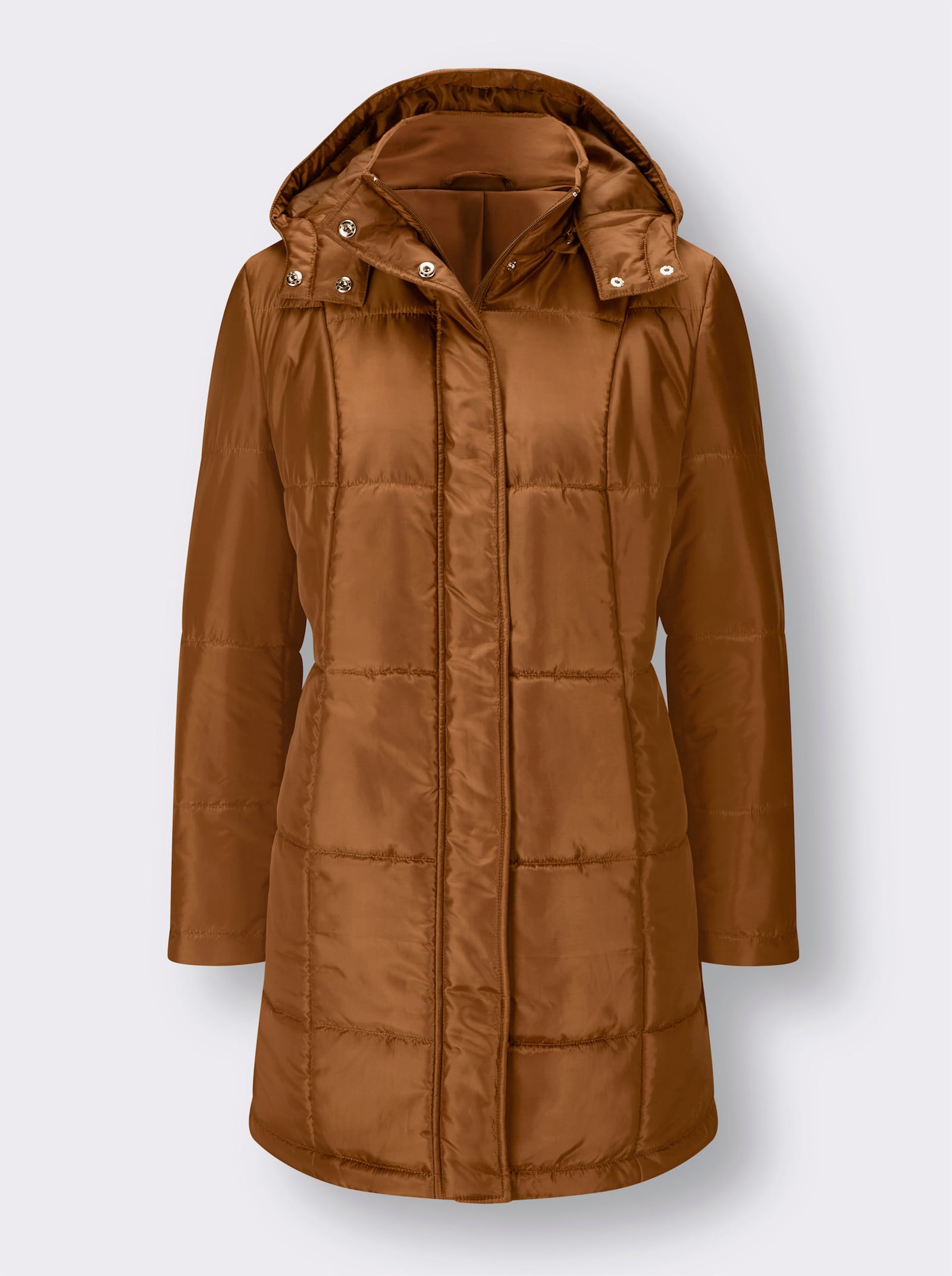 Longjacke in Winter-Qualität - cognac
