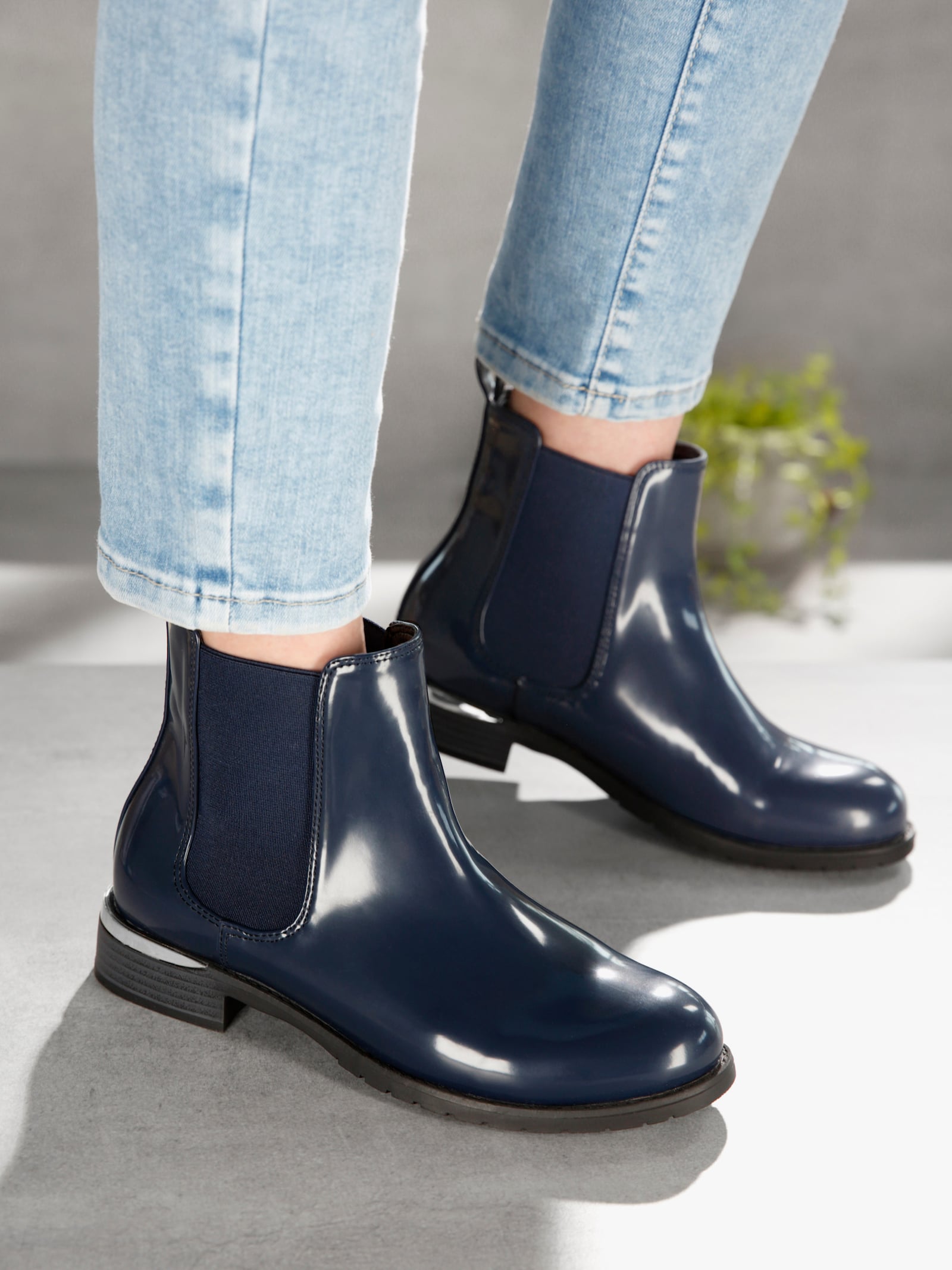 heine Stiefelette - marine