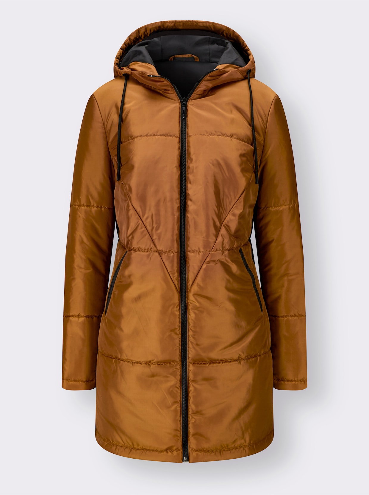 Steppjacke - cognac