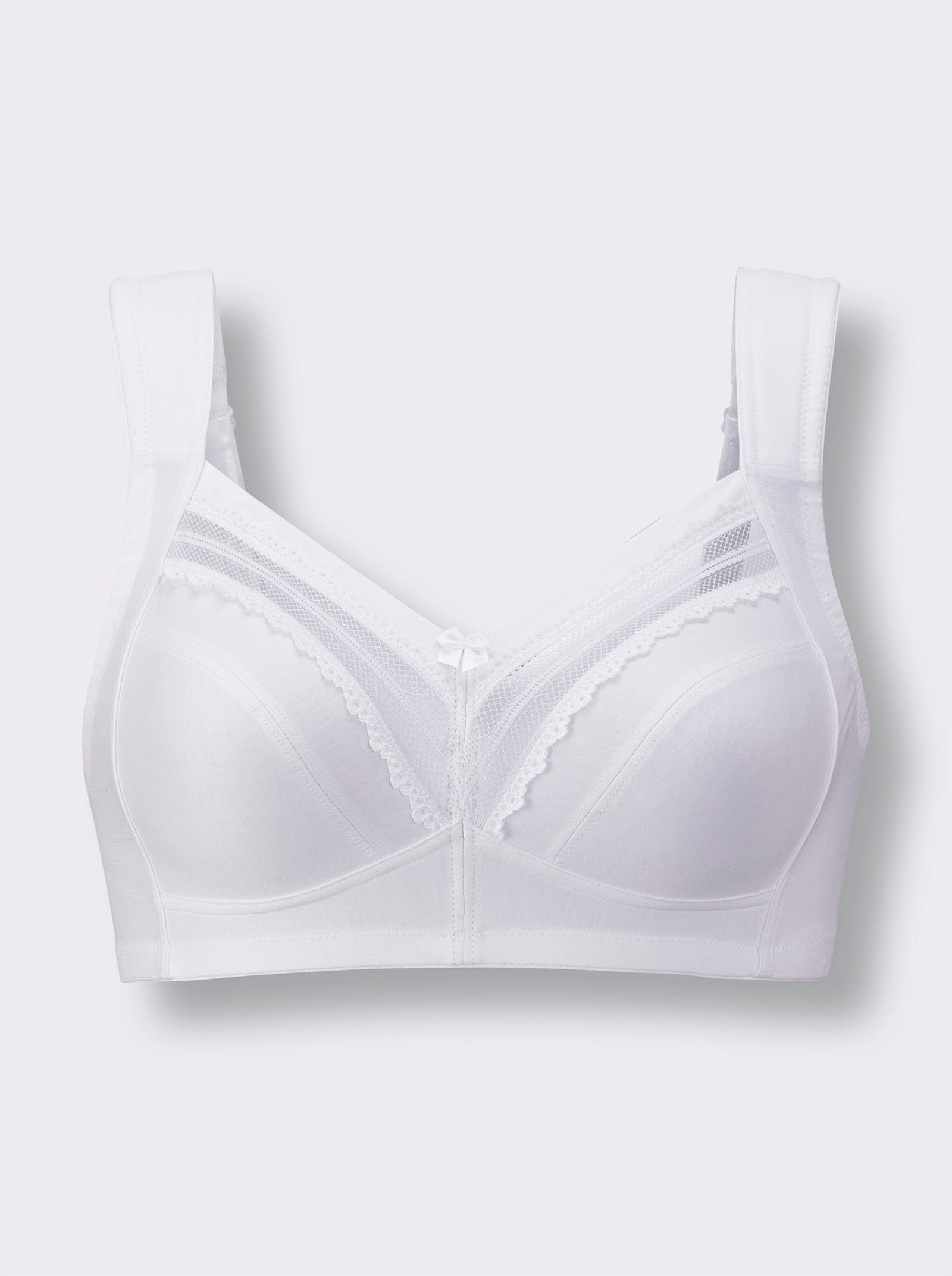 Entlastungs-BH ohne Bügel - weiß
