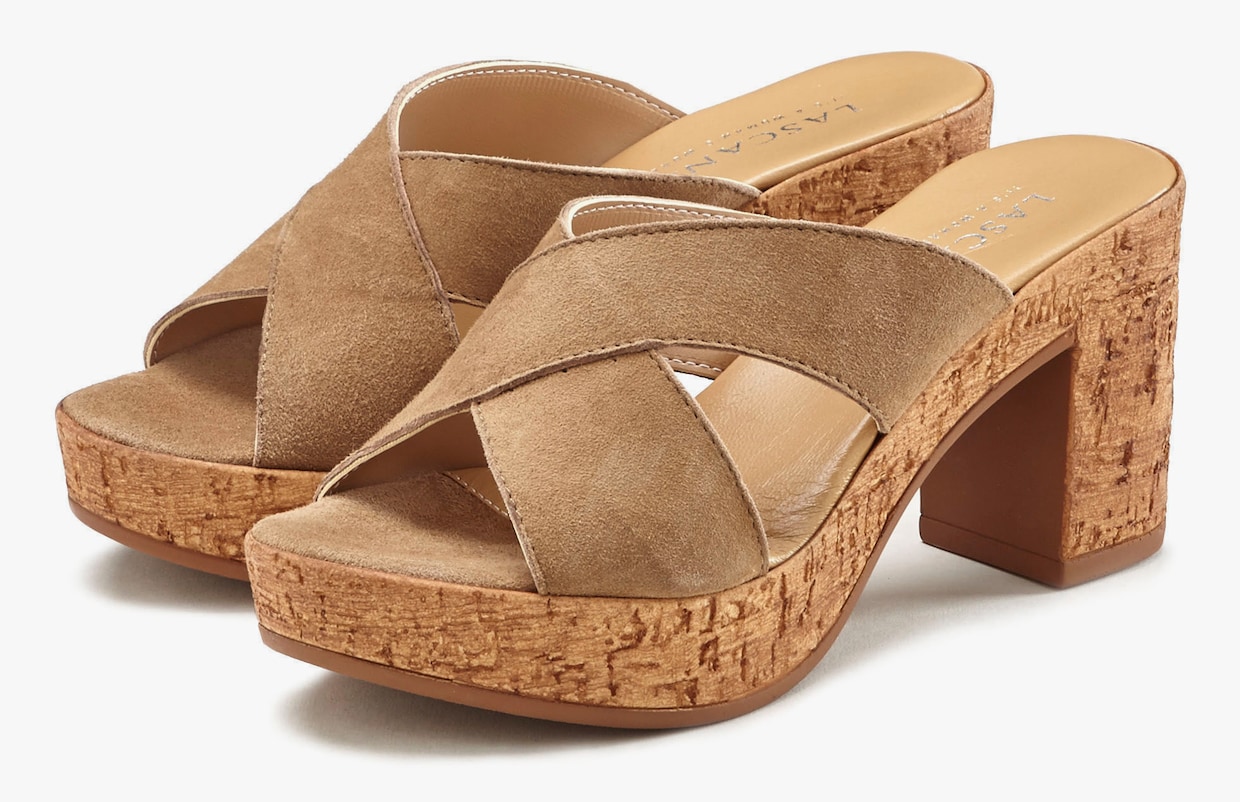 LASCANA Slippers - taupe