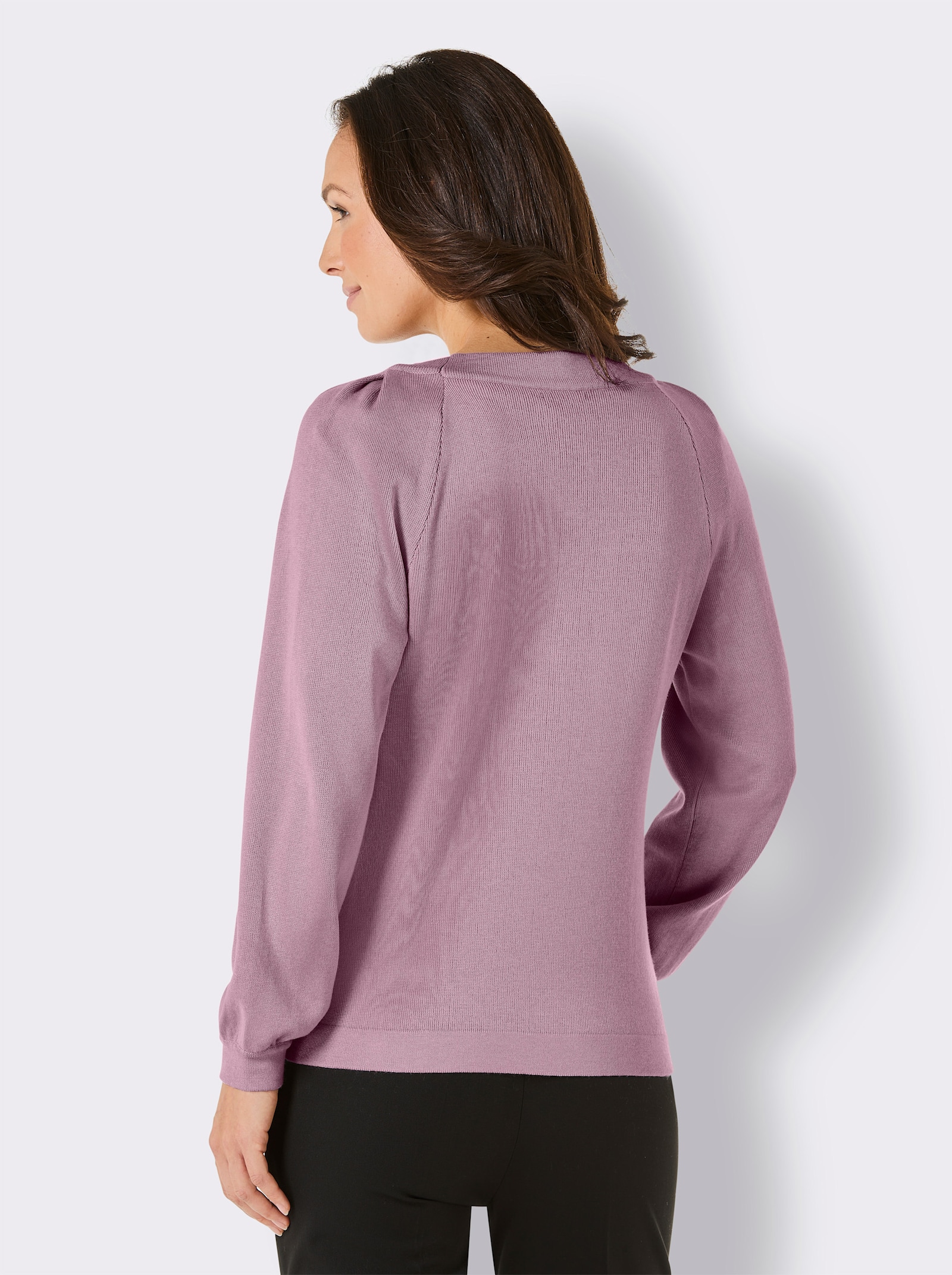 CREATION L PREMIUM Strickjacke - mauve