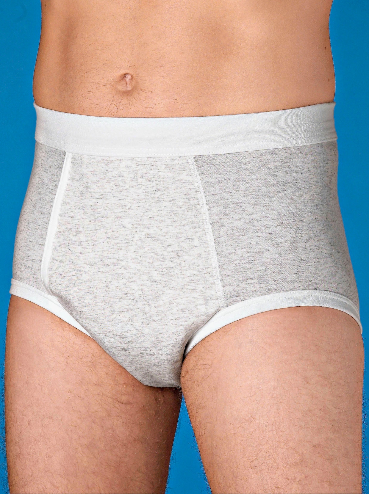 Herren-Inkontinenz-Slip - weiss