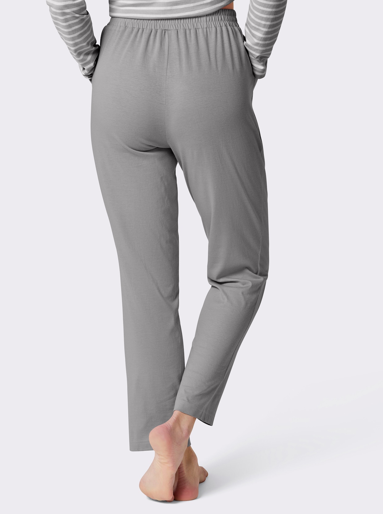 wäschepur Schlafanzug-Hose - steingrau