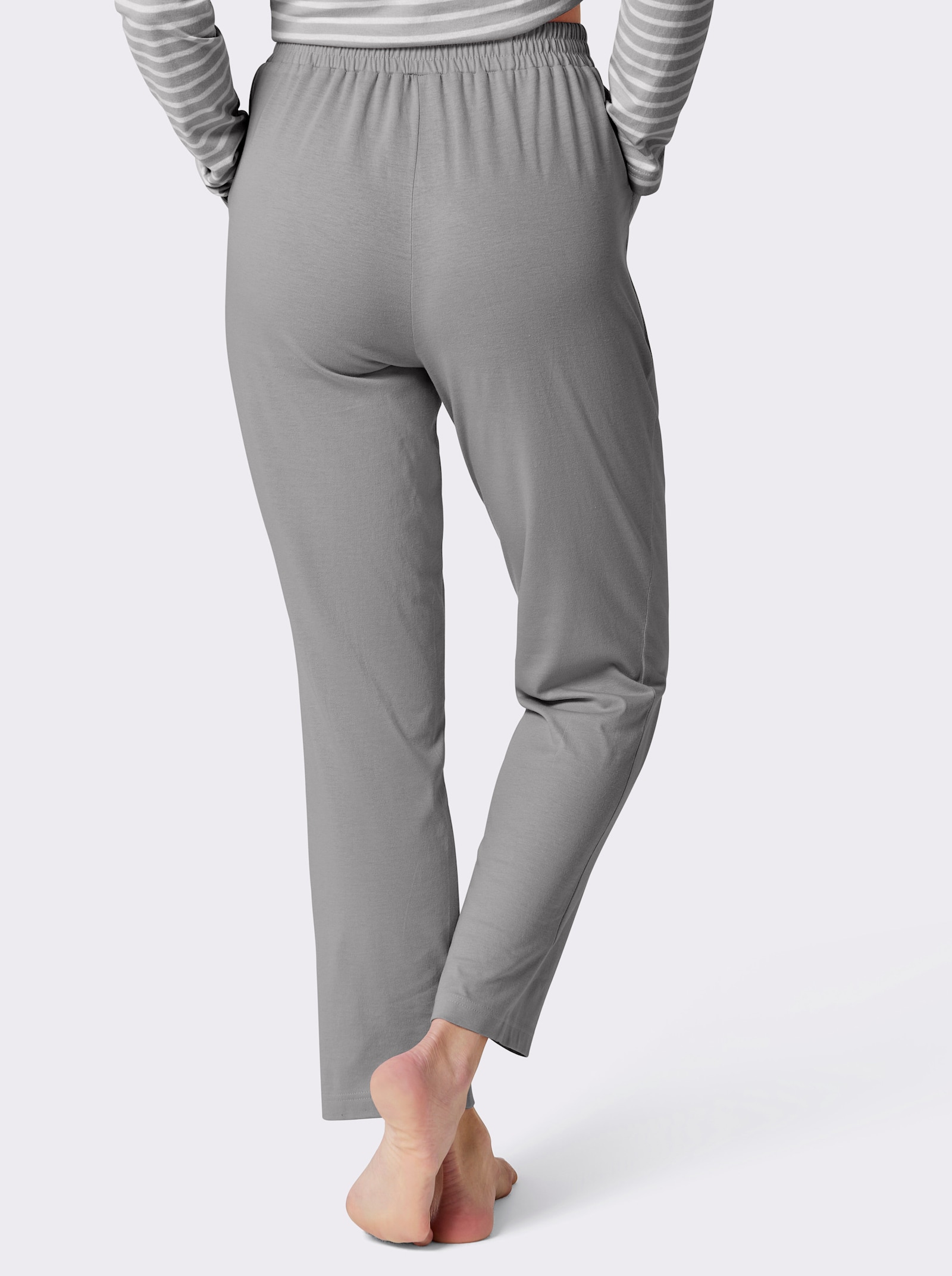 wäschepur Schlafanzug-Hose - steingrau