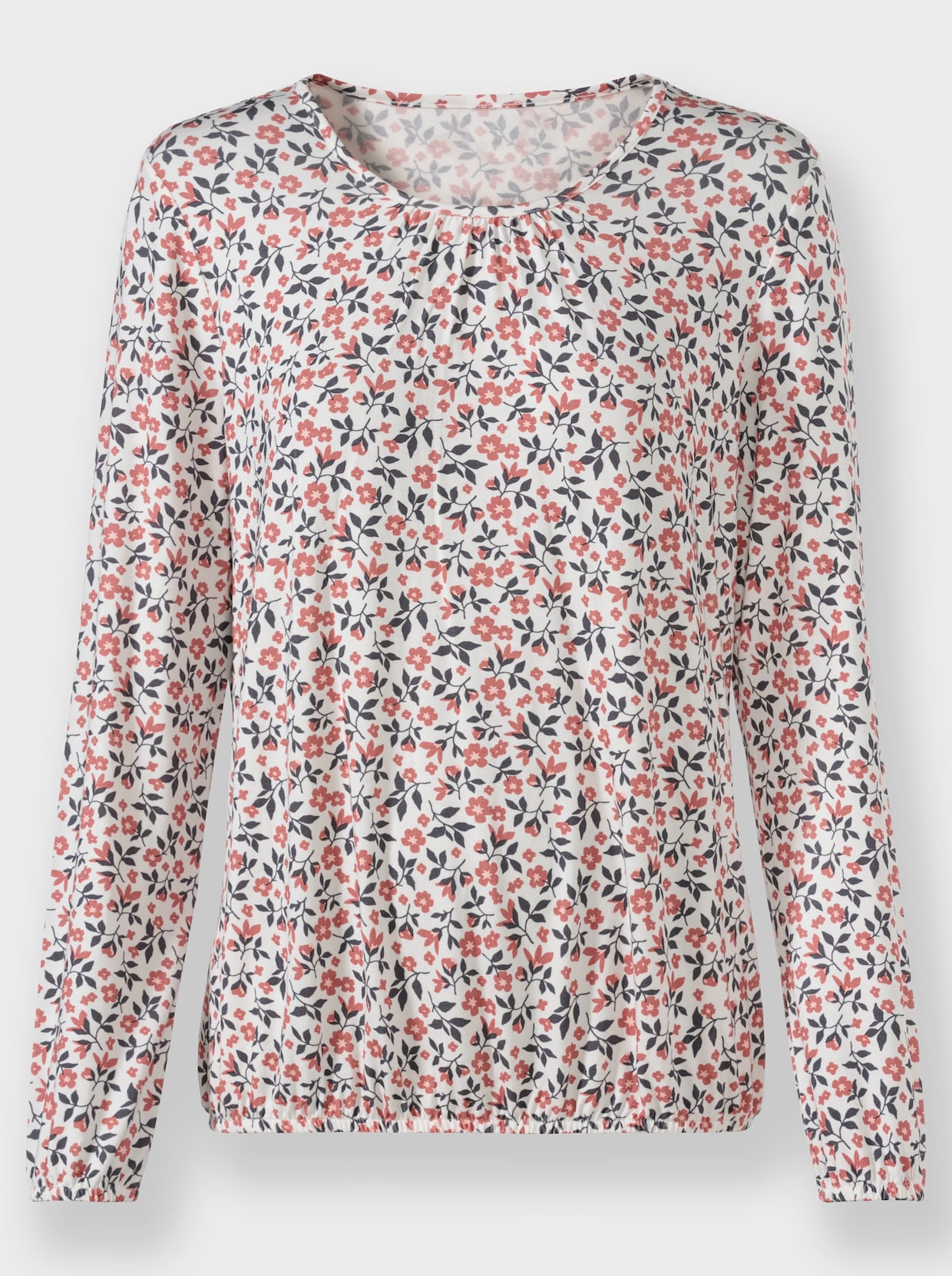 Shirt met print - ecru/rozenhout gedessineerd