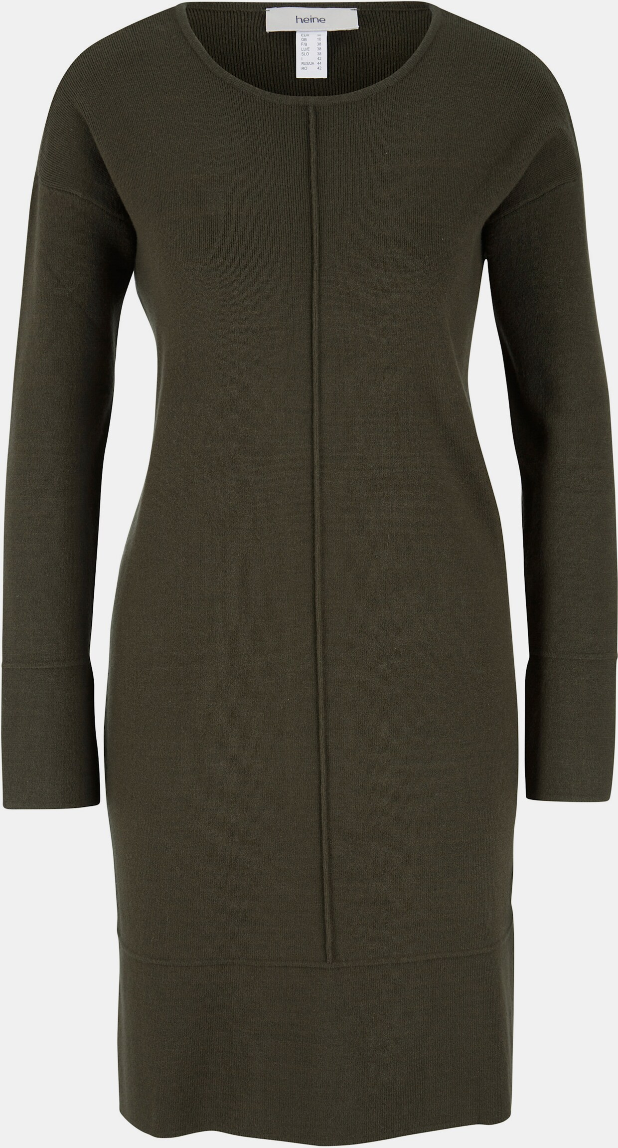 heine Strickkleid - dunkeloliv