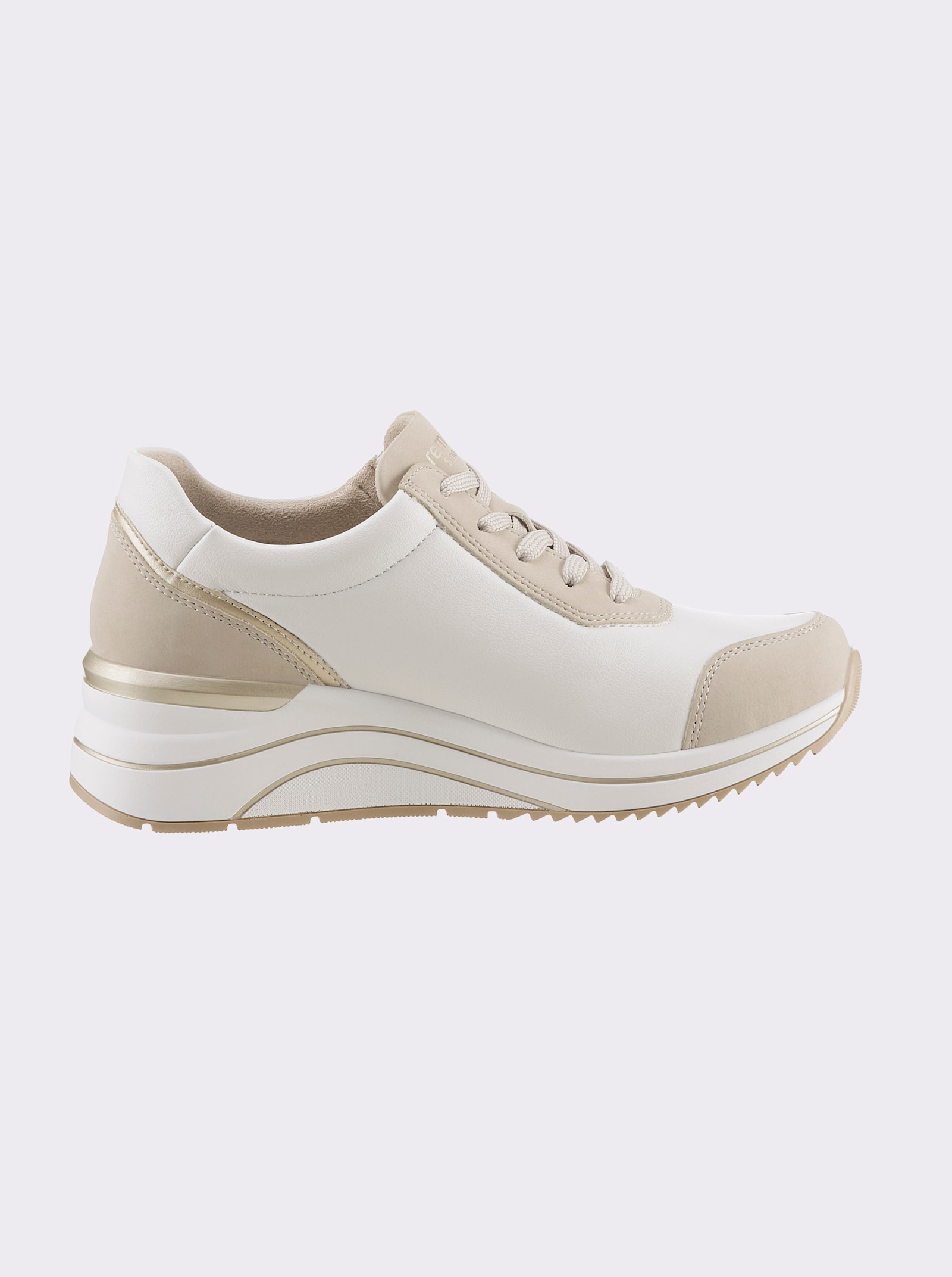 Remonte Sneaker , für orthopädische Einlagen geeignet - weiß-beige