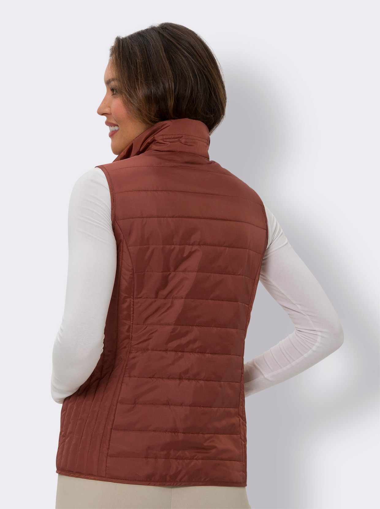 Bodywarmer - roodbruin