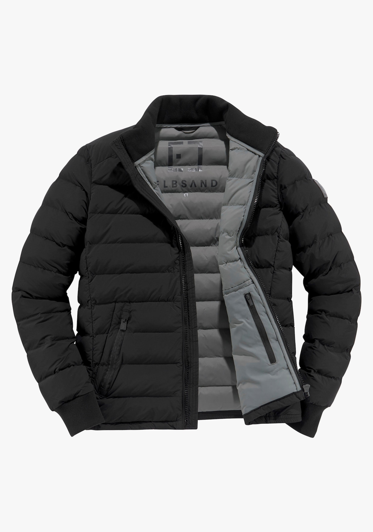 Elbsand Steppjacke - schwarz