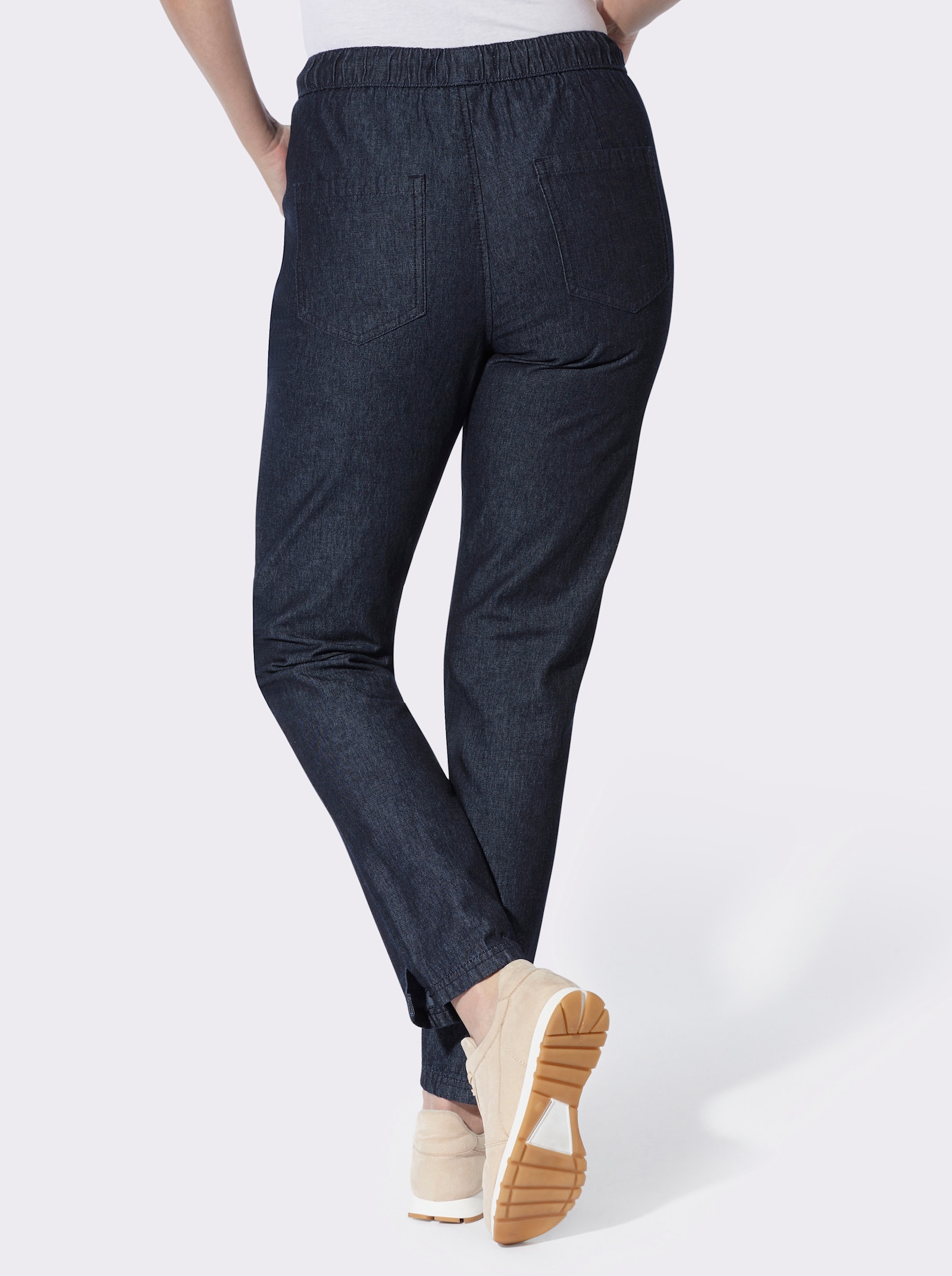 heine Jogg Pants in Denim-Qualität - dark blue