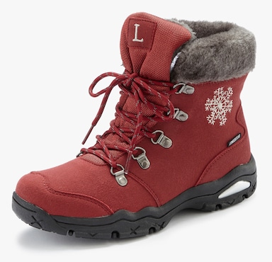 LASCANA Winterstiefelette - dunkelrot