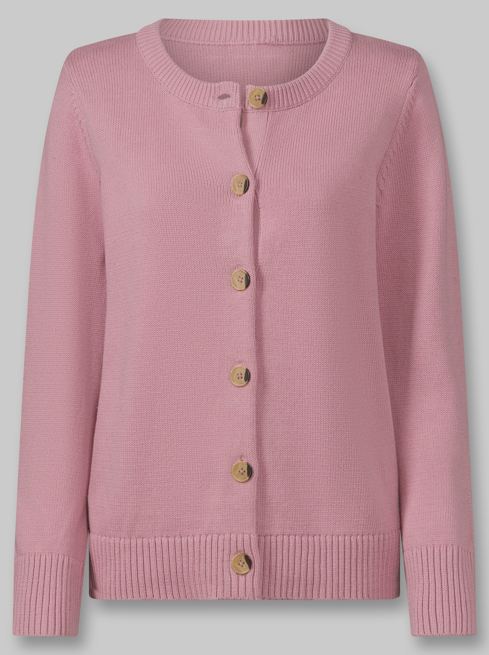 heine Strickjacke in Kurzform - rosé