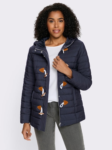 Steppjacke mit Knebelknöpfen - marine
