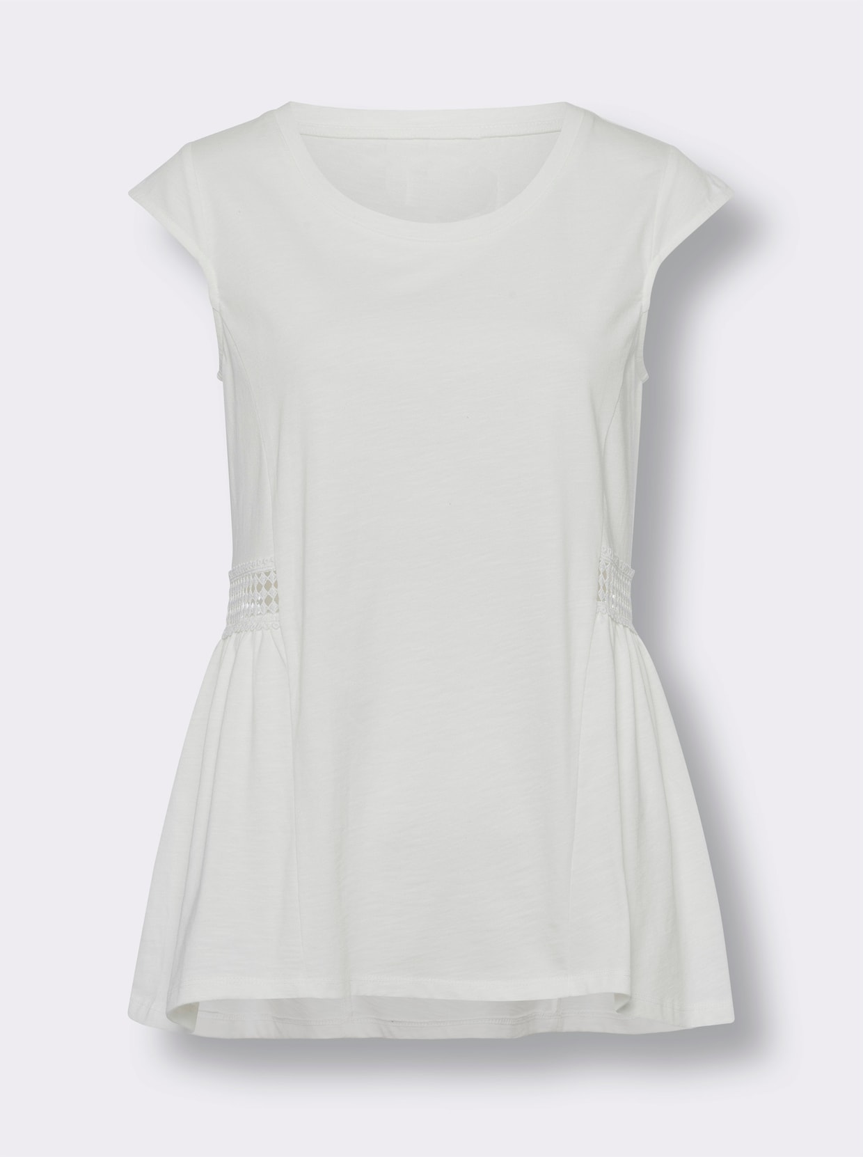 heine T-shirt long - écru