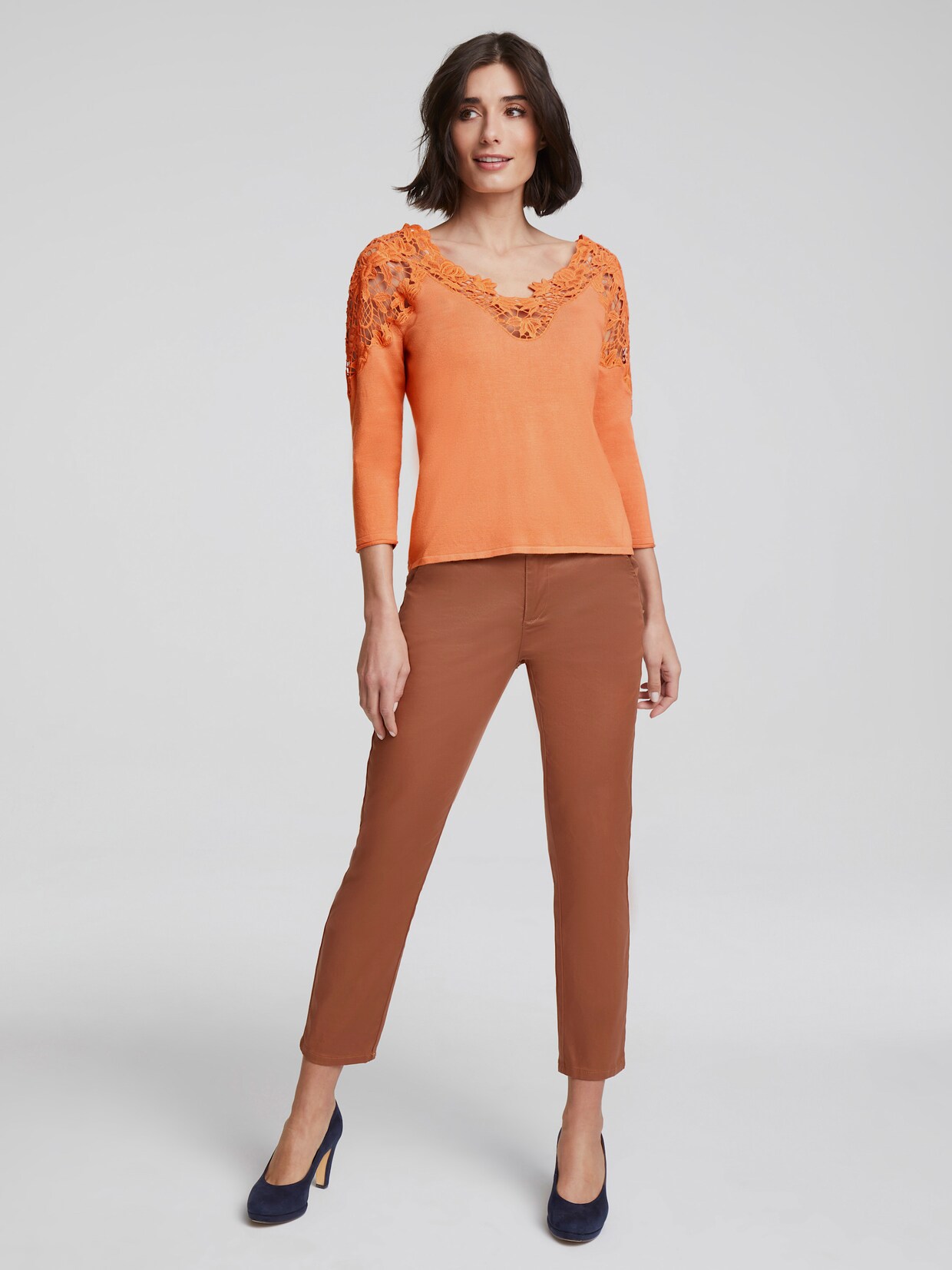 heine Pullover - mandarin