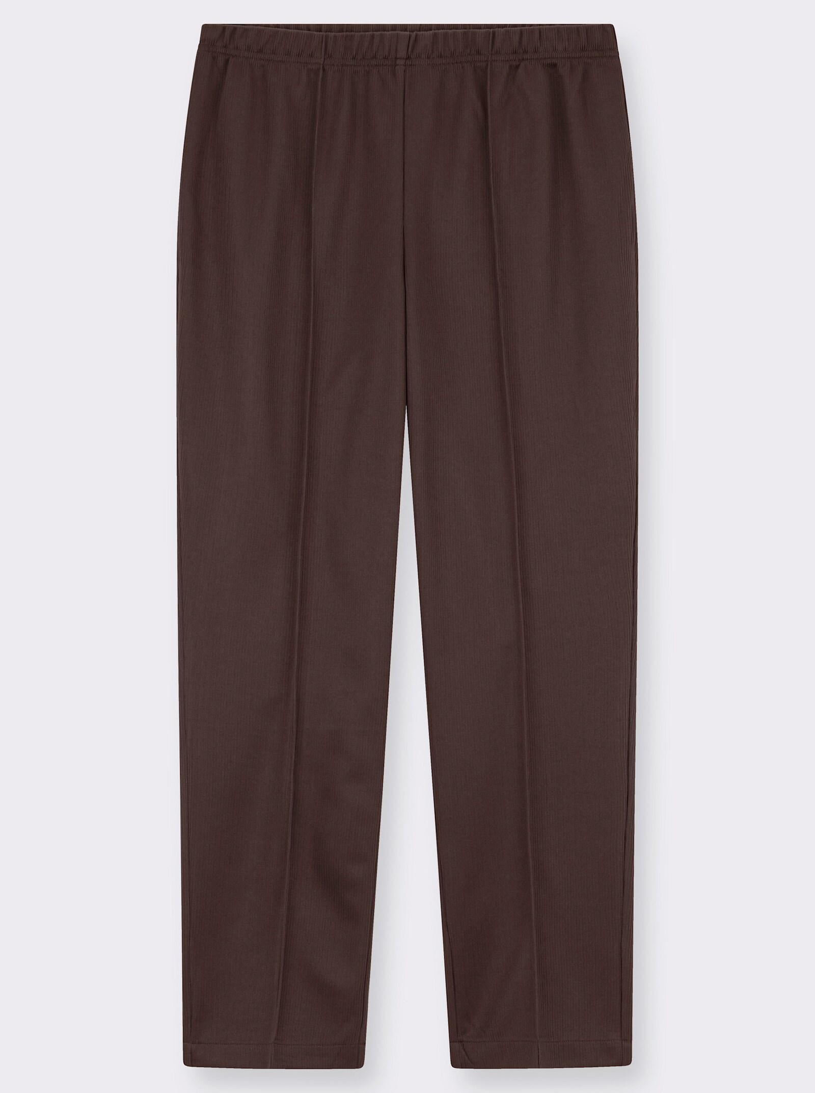 Hose mit Ripp-Struktur - schoko
