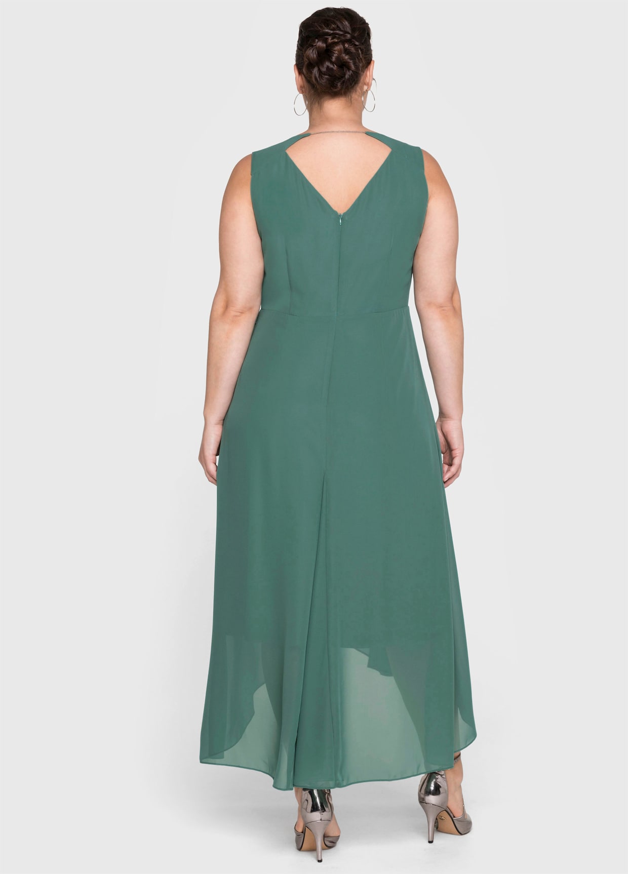 sheego Abendkleid - opalgrün