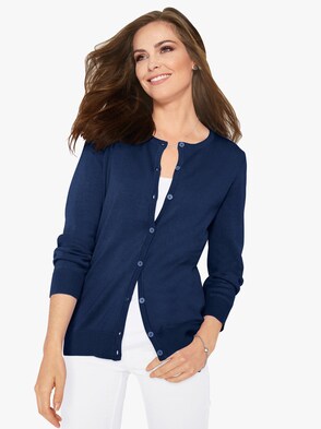 Strickjacke - marine