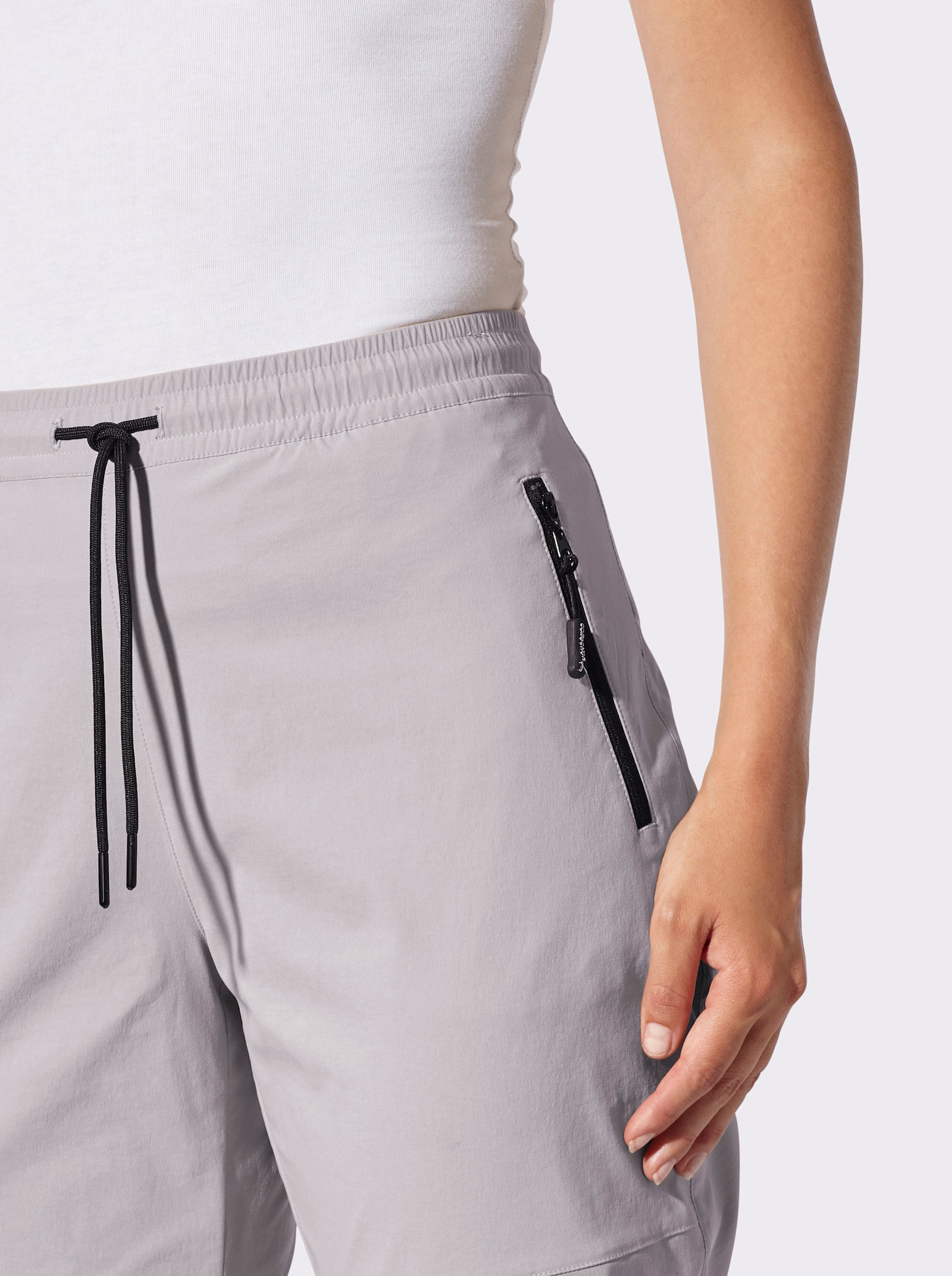 Funktionshose in Stretch-Qualität - steingrau