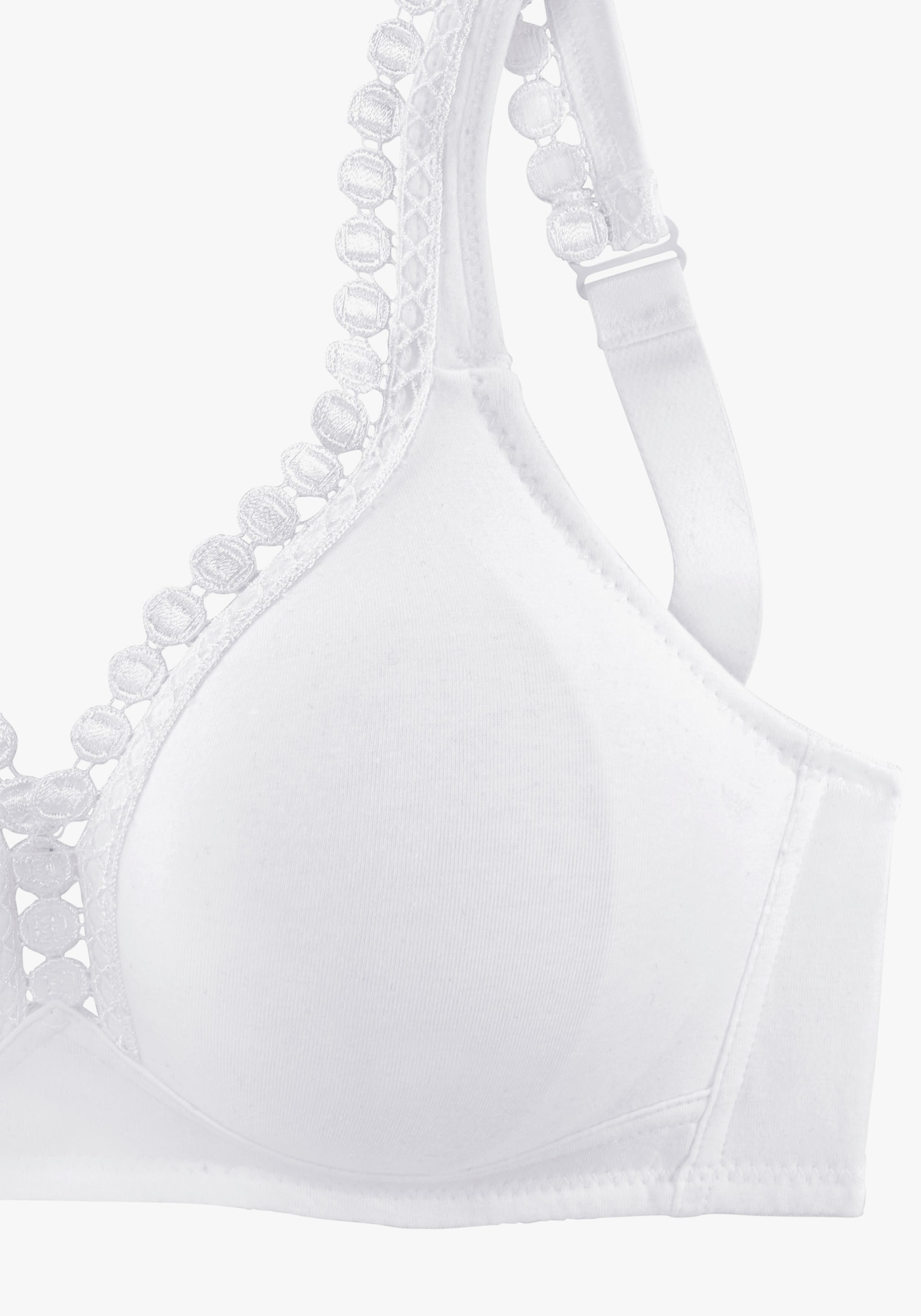 petite fleur Soft-BH - schwarz+weiss