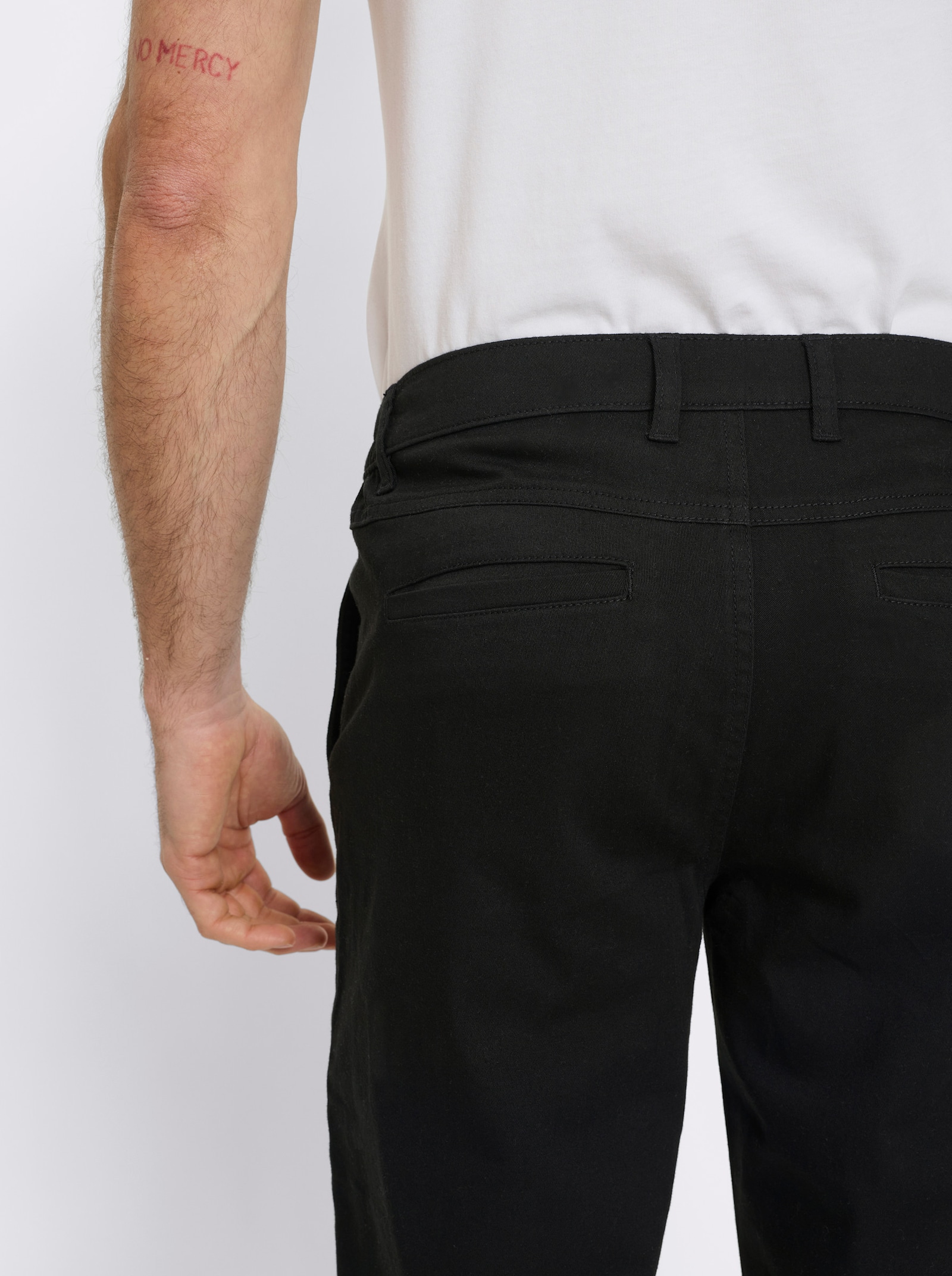 Marco Donati Chinohose mit Stretch-Anteil - schwarz