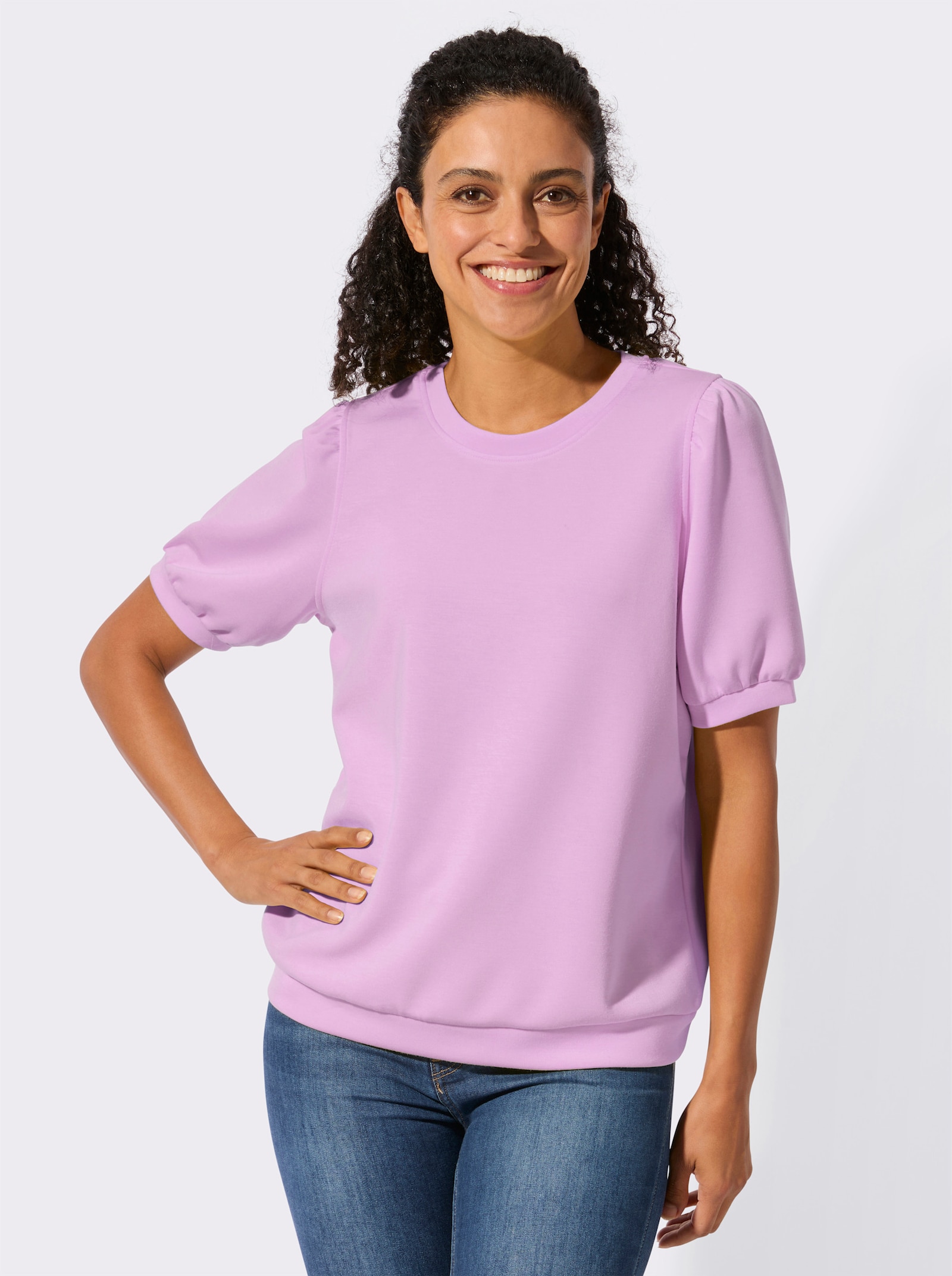 Kurzarmshirt - orchidee