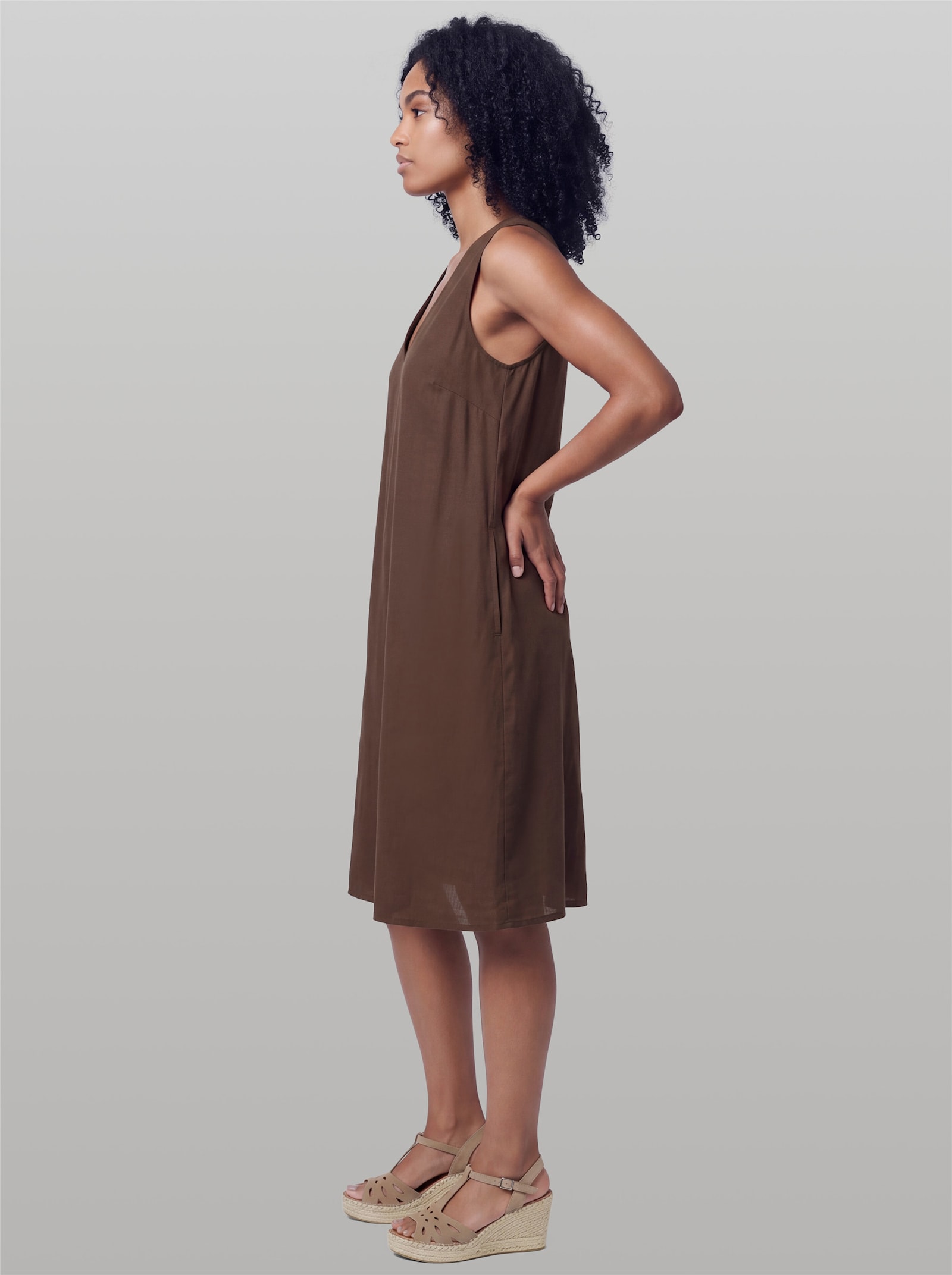 heine Sommerkleid zum Schlupfen - schoko