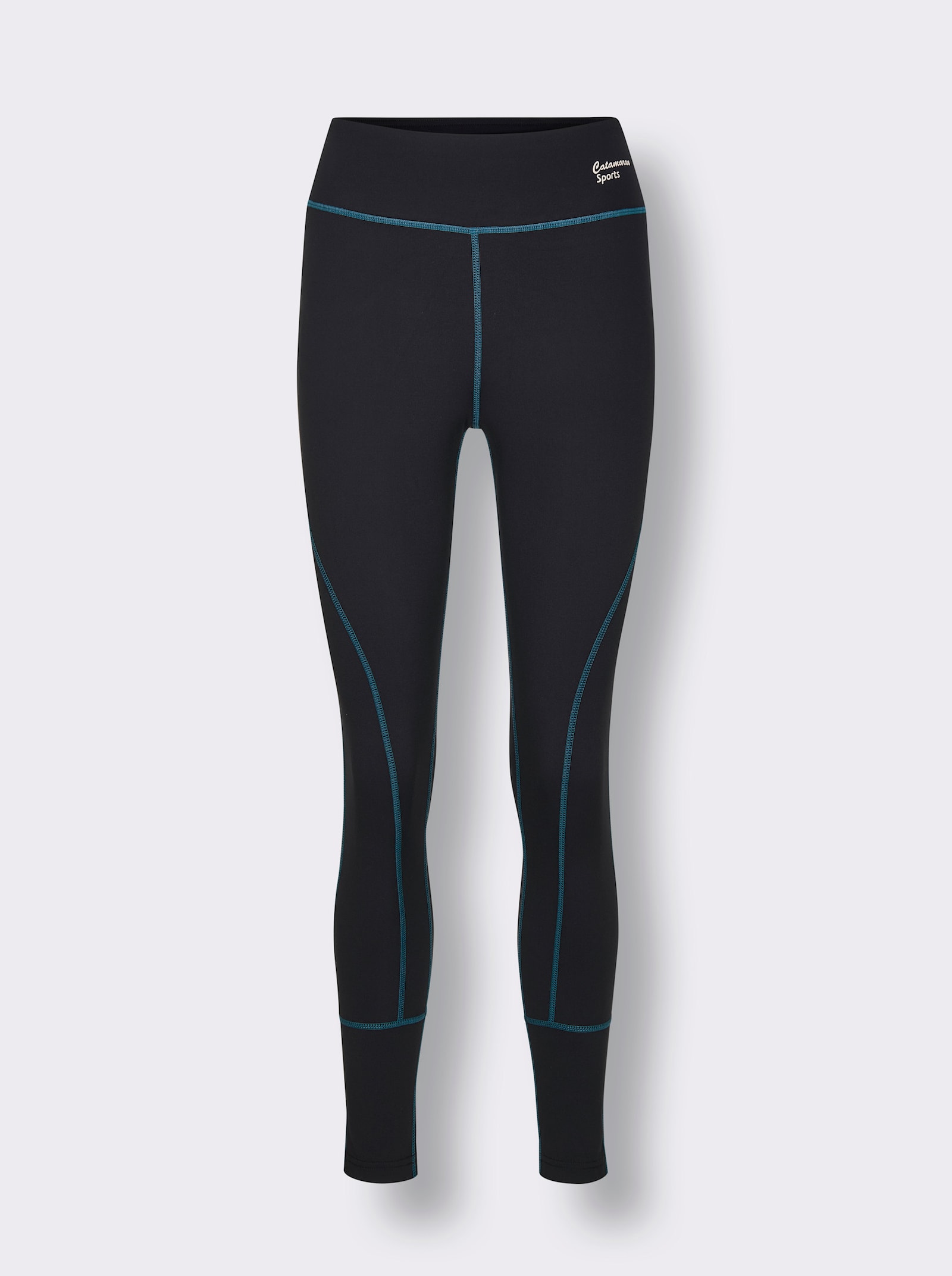 Catamaran Sports Leggings mit extra breitem Bund - schwarz