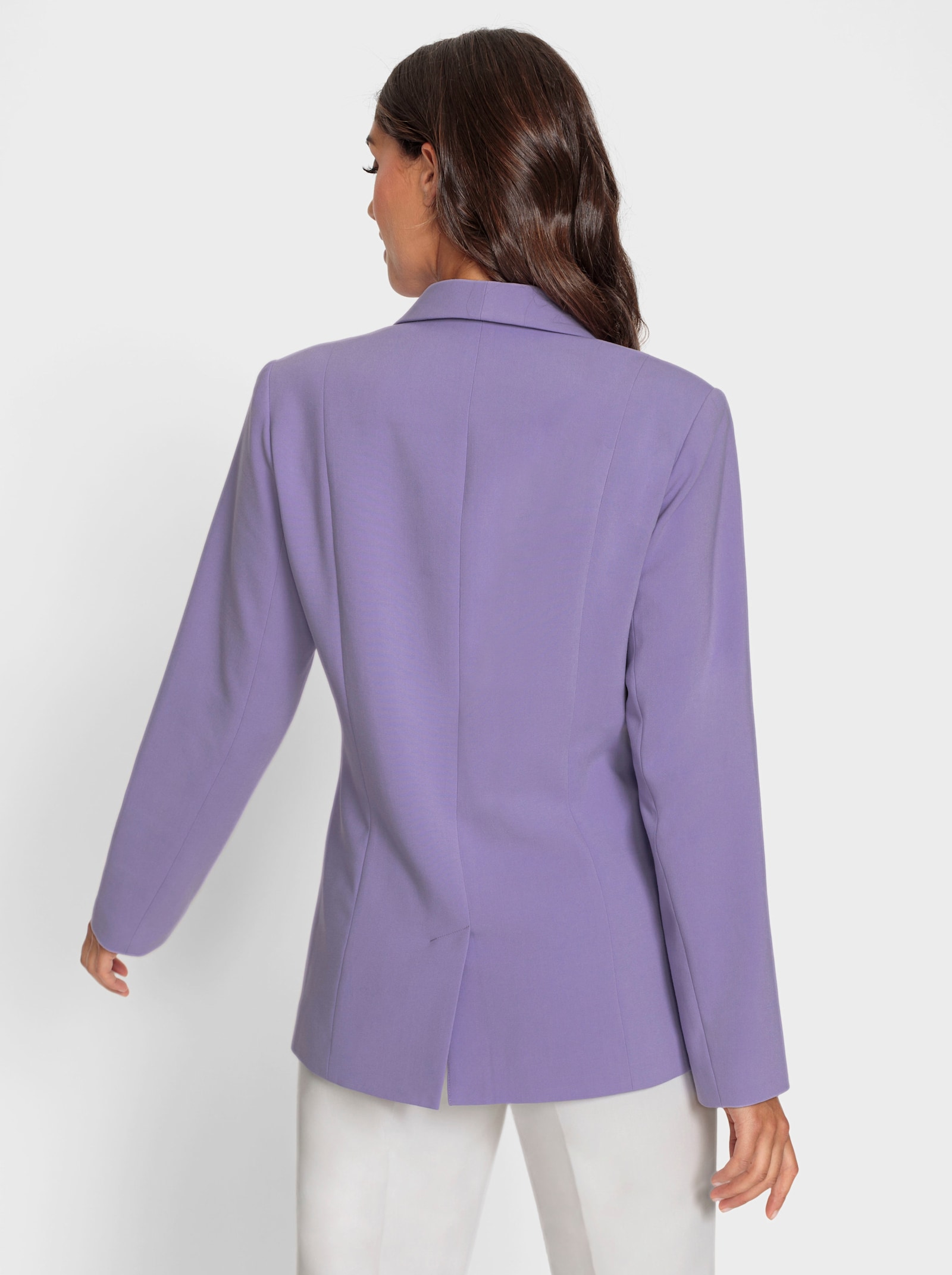 heine Blazer mit Schalkragen - lavendel