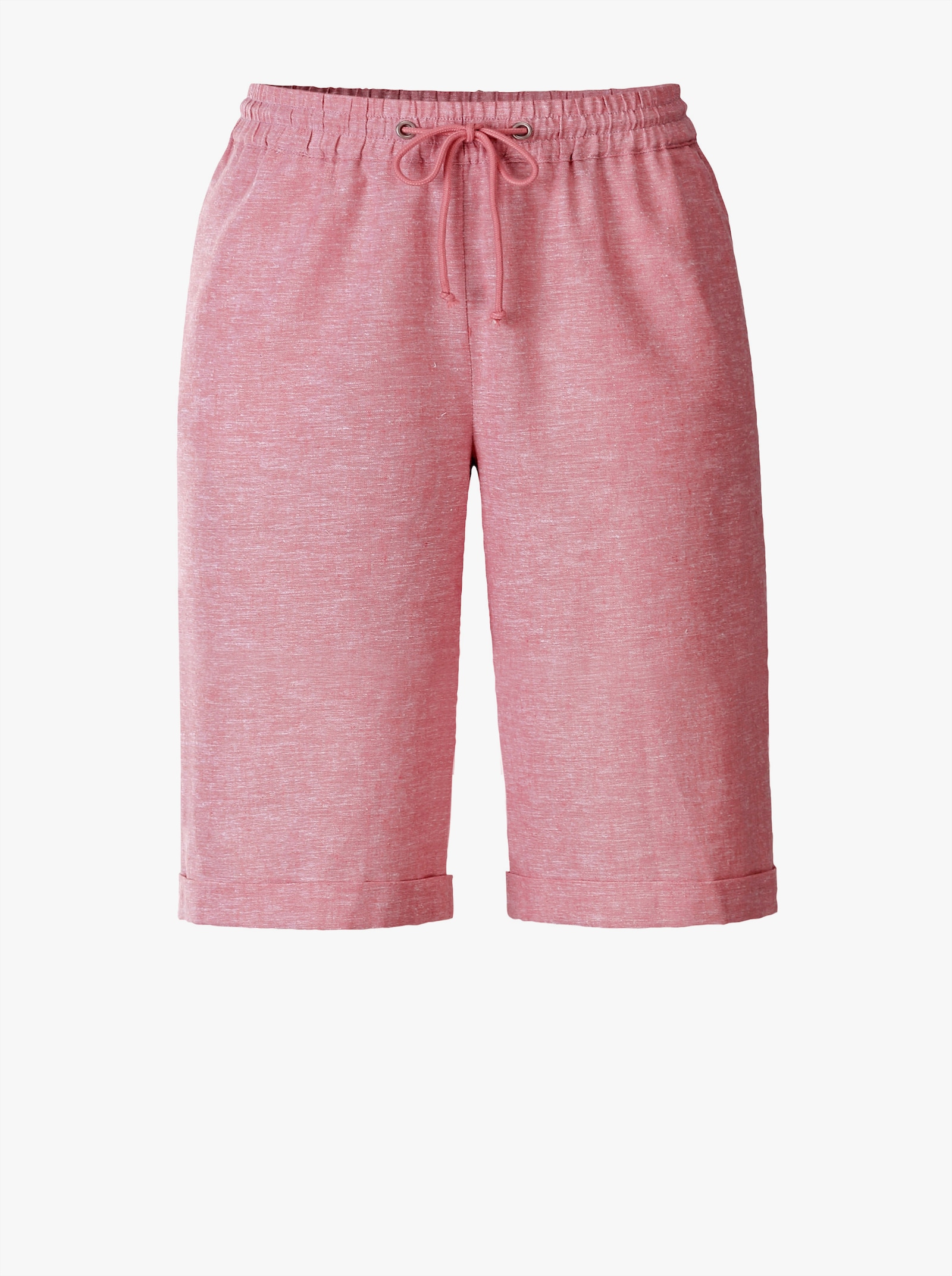 Bermudas in Melange-Optik - flamingo-meliert