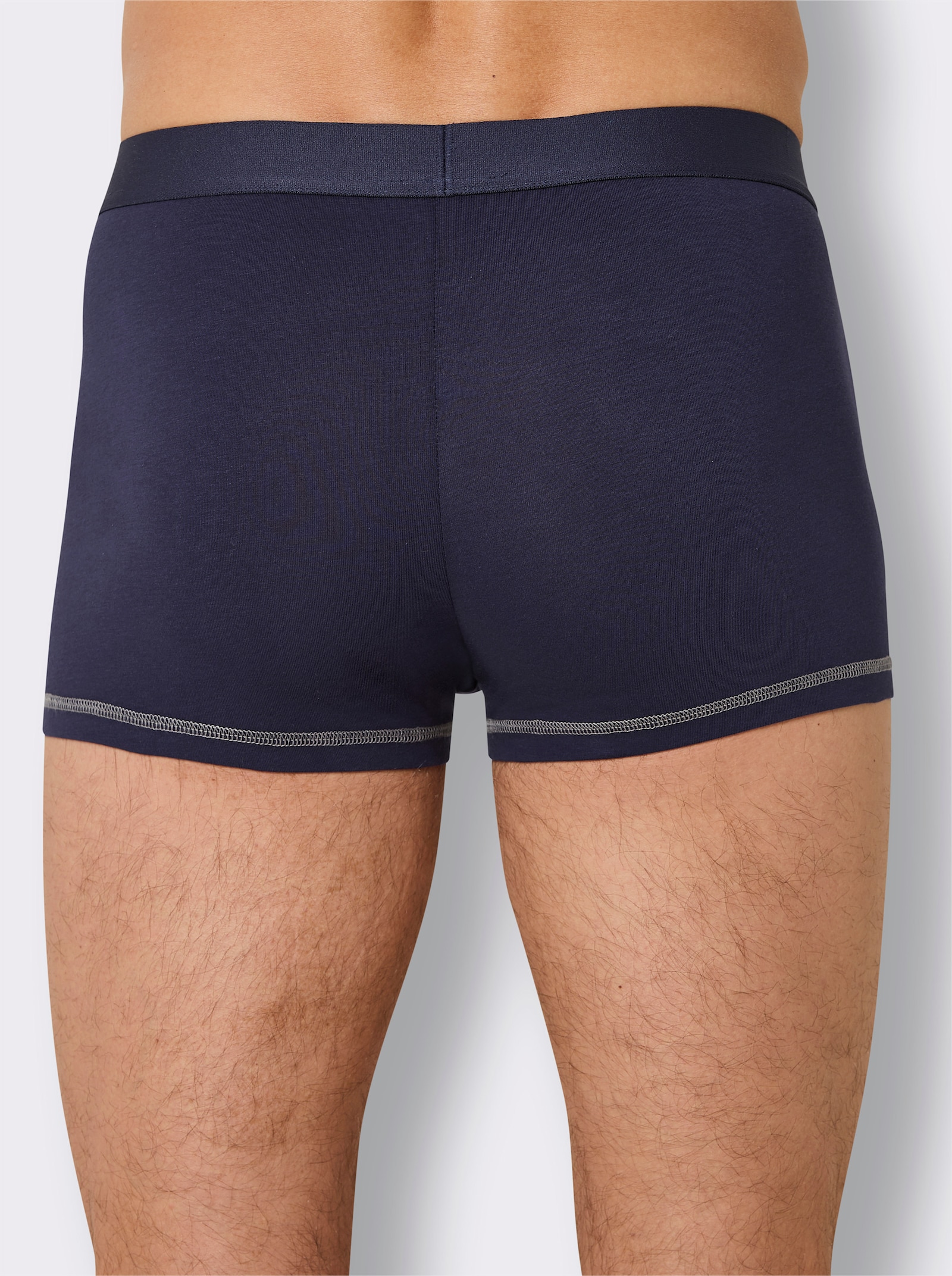 wäschepur men Pants - marine + anthrazit-meliert