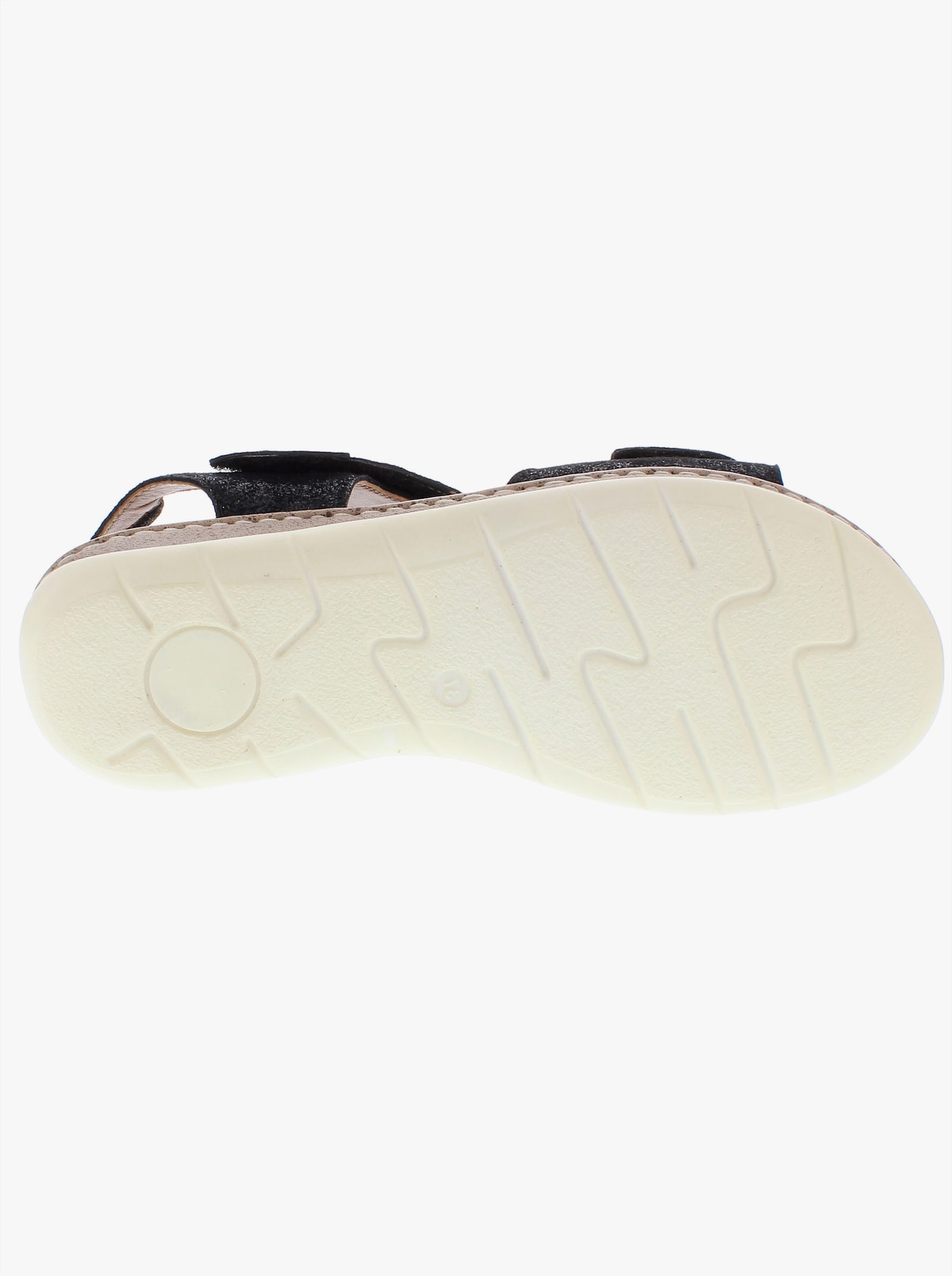 Reflexan Sandale aus Nubukleder - schwarz