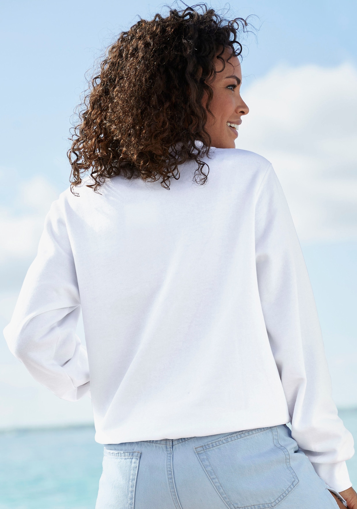 Venice Beach Sweatshirt - blanc