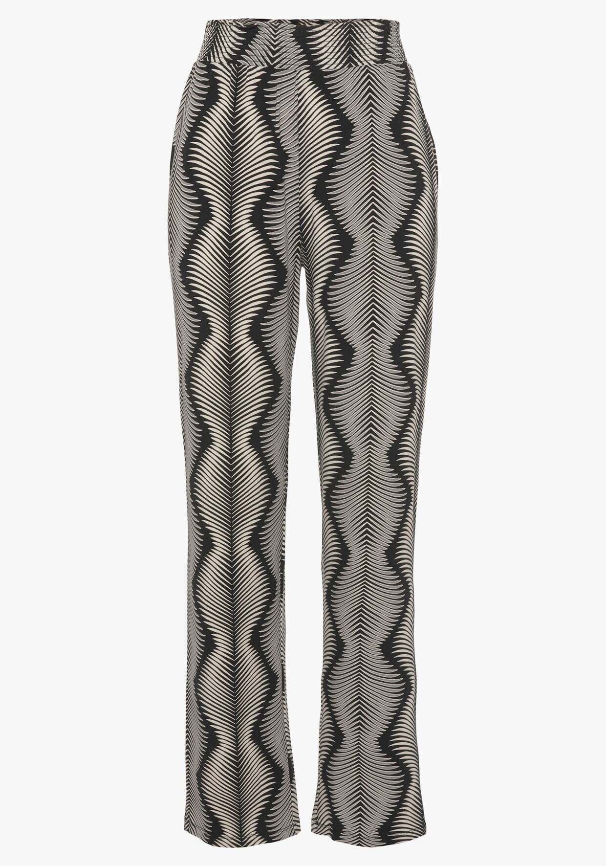 LASCANA Bas de pyjama - noir-blanc imprimé