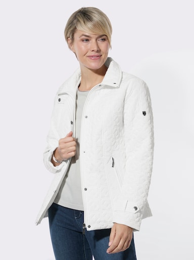 Steppjacke mit Zierriegeln - ecru