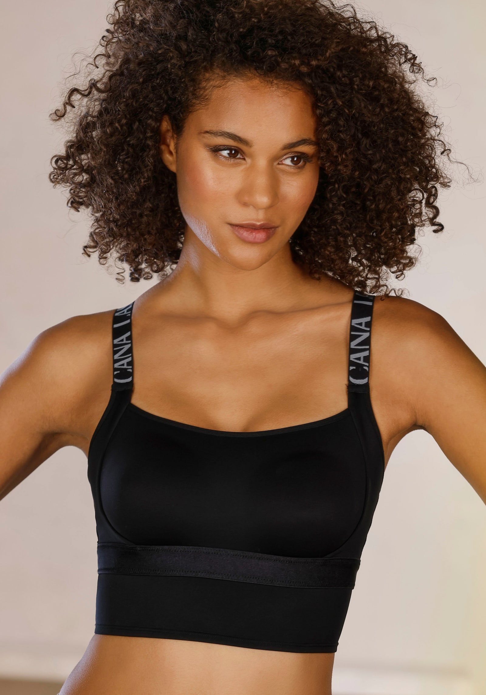 LASCANA ACTIVE Sport-BH - schwarz