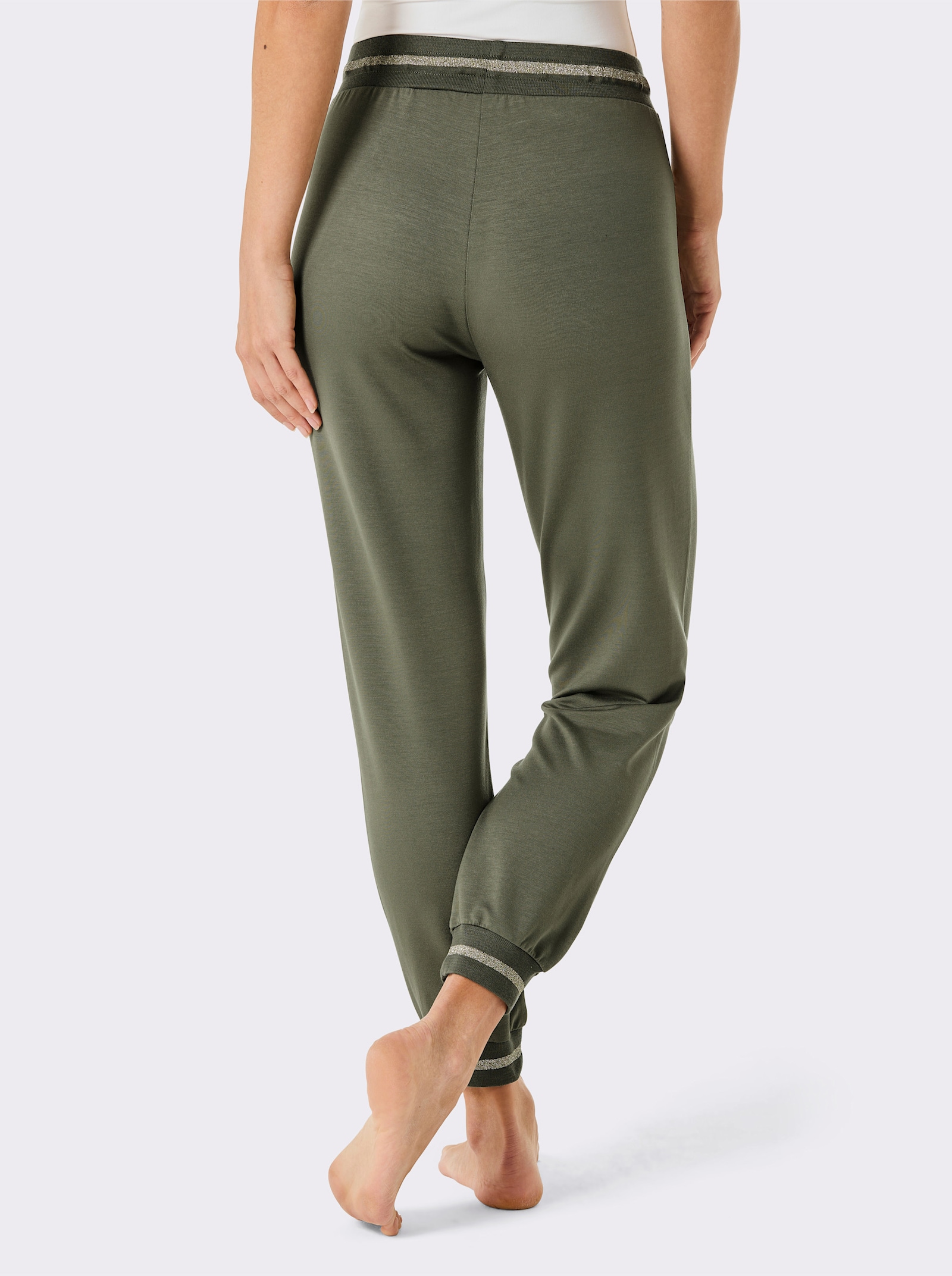 CREATION L PREMIUM Modal-Viskose-Hose - khaki