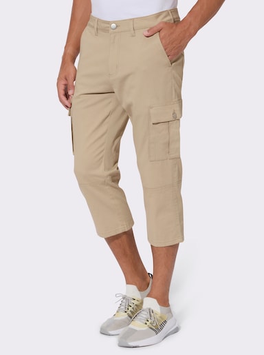 Cargohose in 7/8-Länge - beige