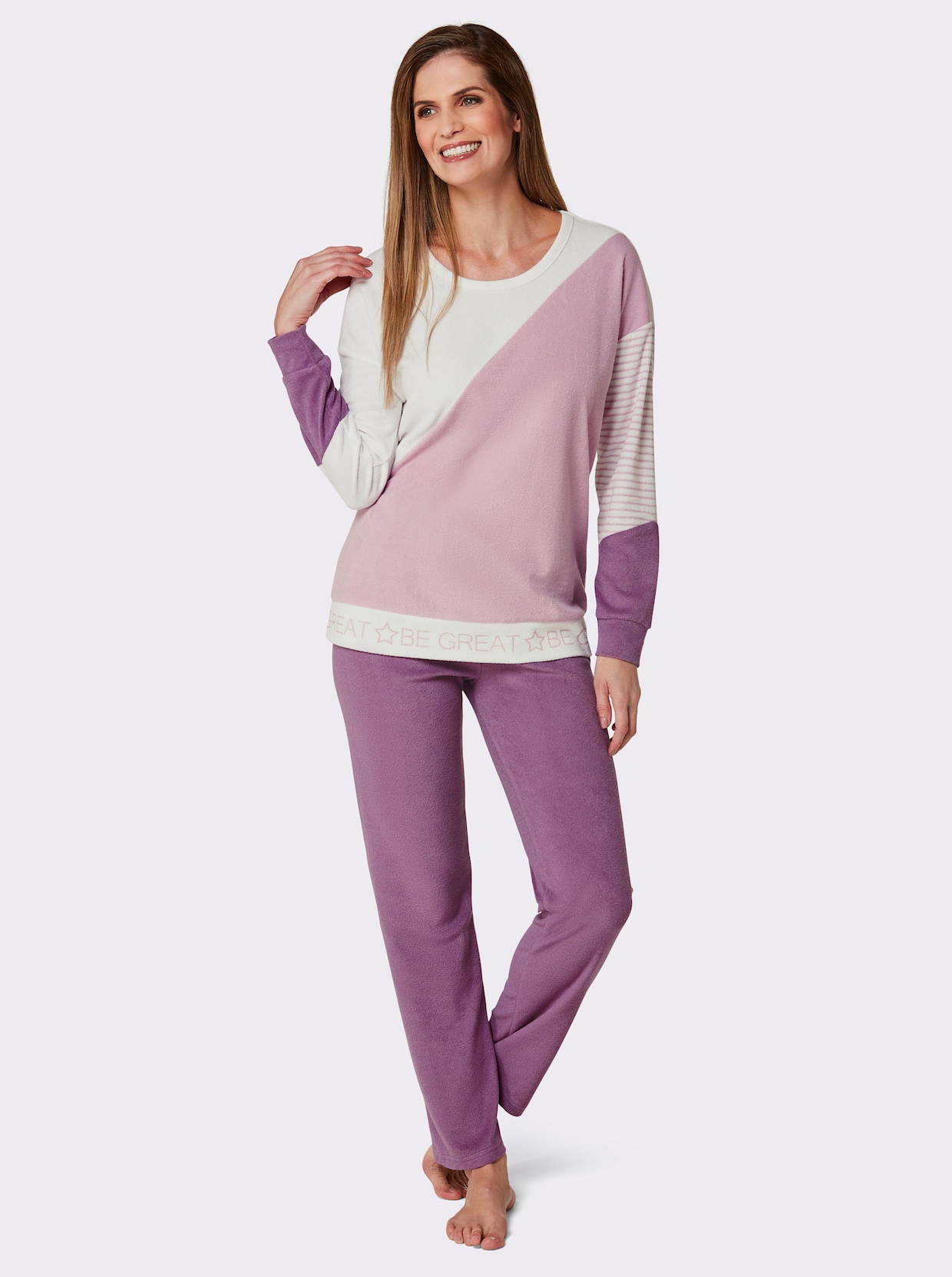 wäschepur Pyjama - roze/paars