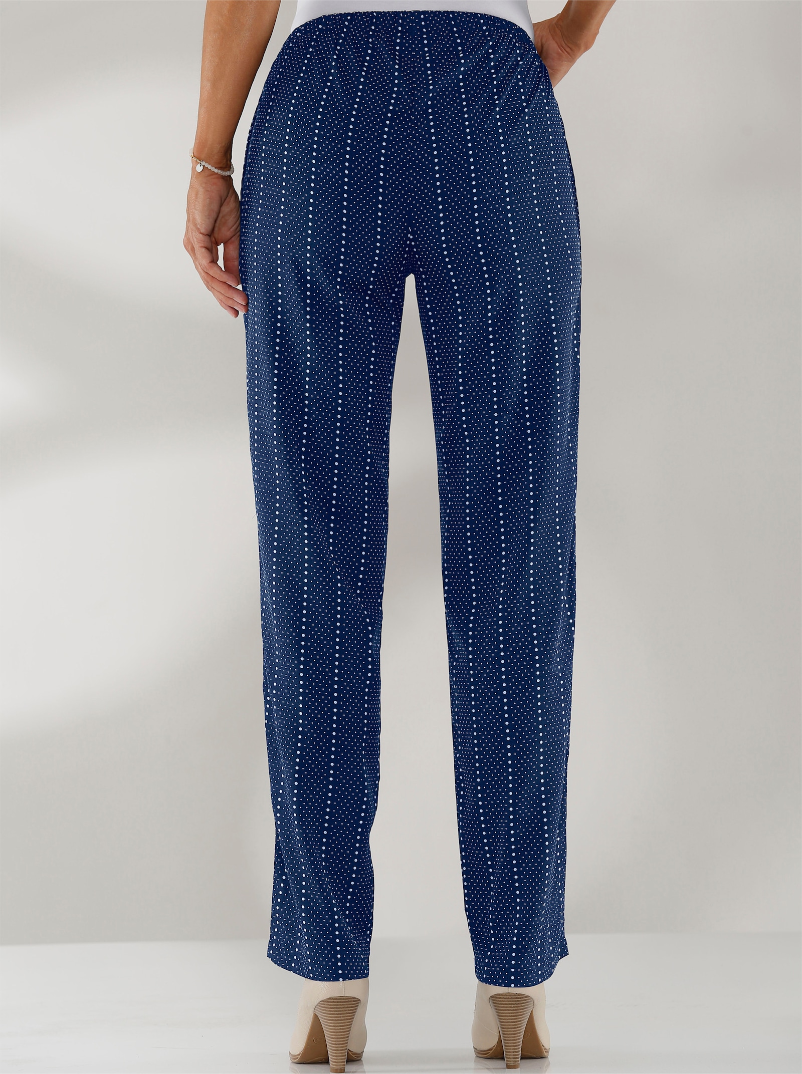 Nohavice na gumu, elastický pás po obvode - Námorníctvo so závitom