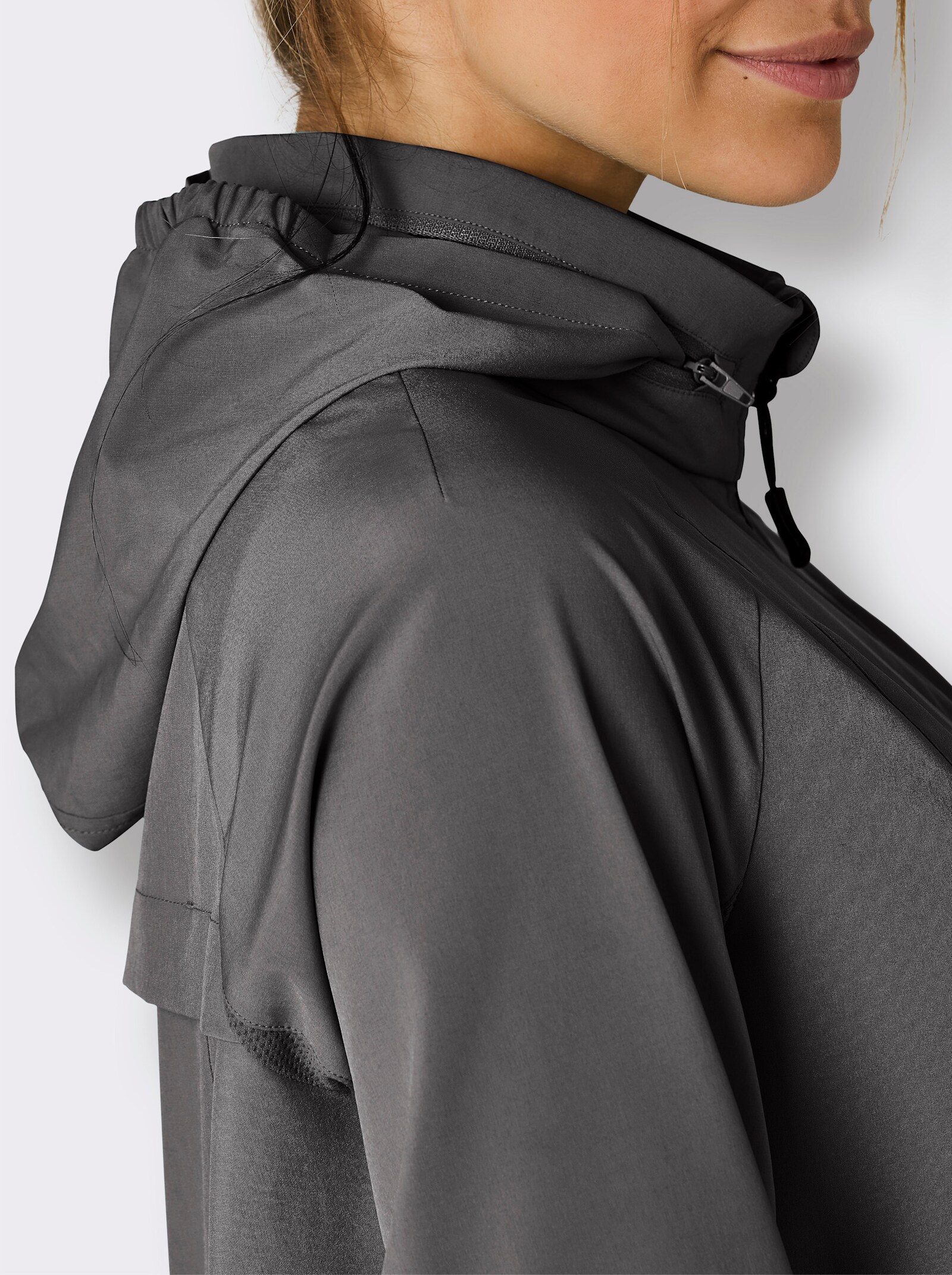 Catamaran Sports Funktionsjacke mit Belüftungsschlitzen hinten - anthrazit