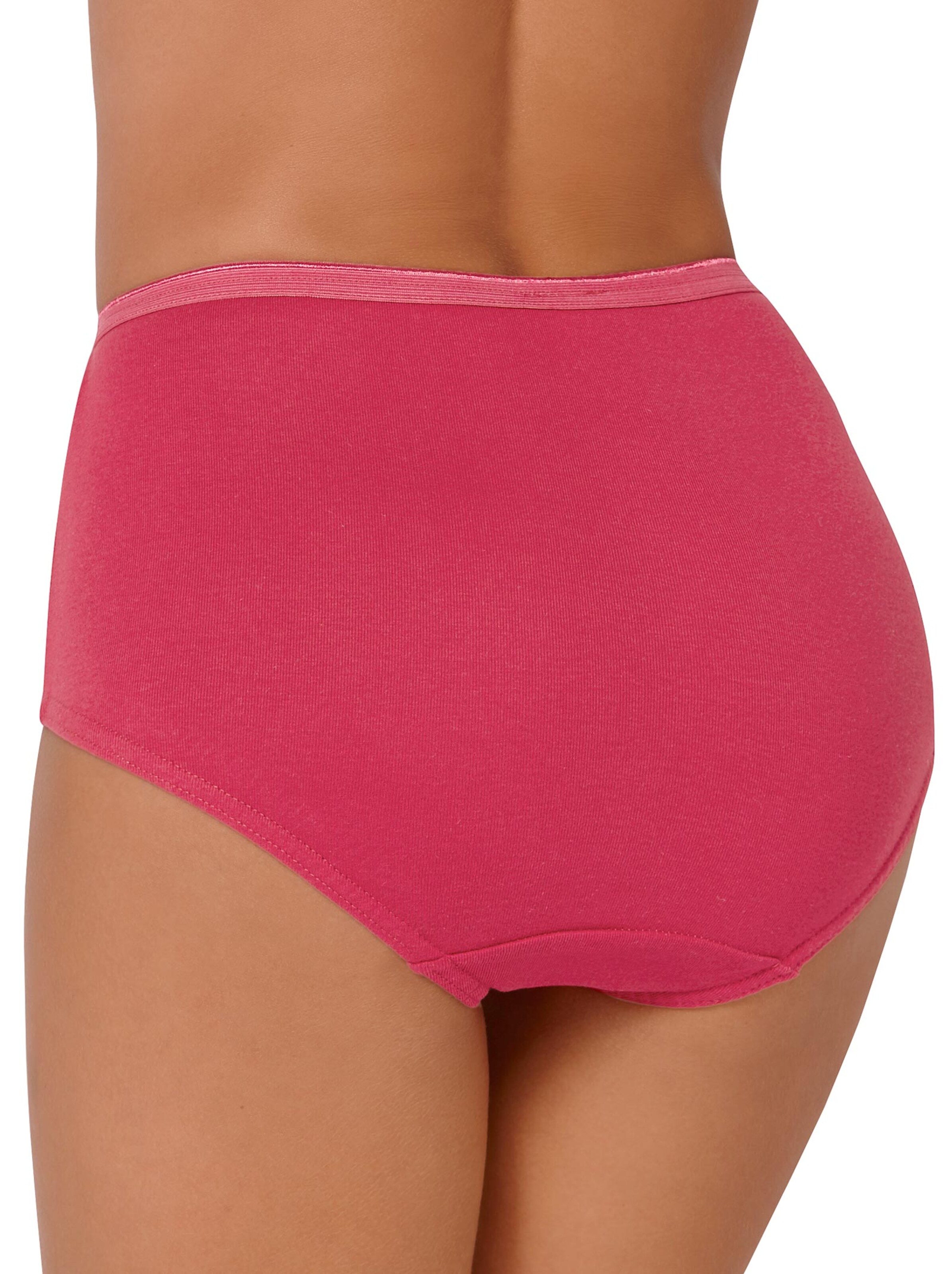 wäschepur Taillenslip - rot + rot-geringelt