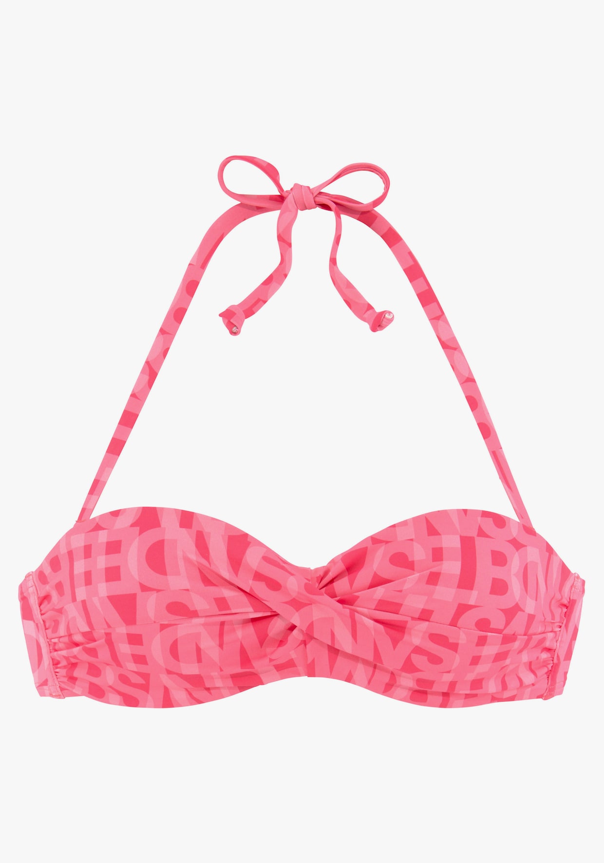 Elbsand haut de bikini bandeau à armatures - corail